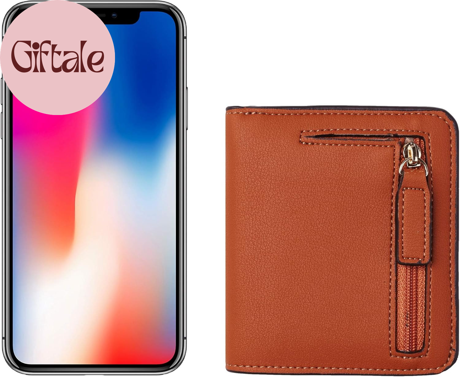 Women’S Small Slim Leather Wallet with RFID Protection, Compact Bifold Mini Purs