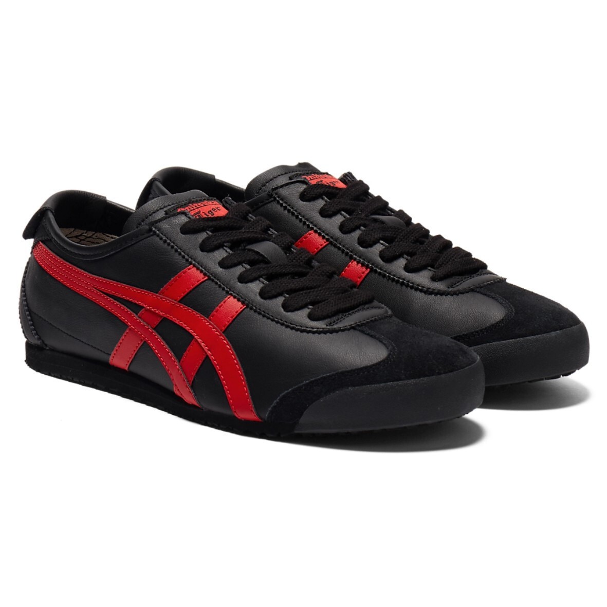 Onitsuka Tiger MEXICO 66 1183C102 004 BLACK CLASSIC RED &BOX