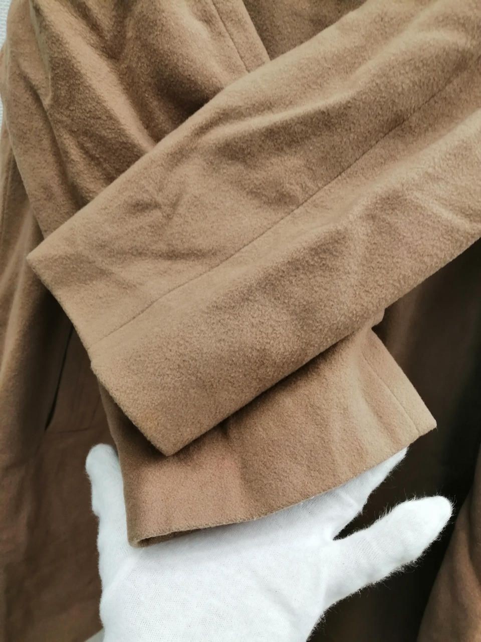 BURBERRYS Cashmere Blend Wool Coat BRN Used