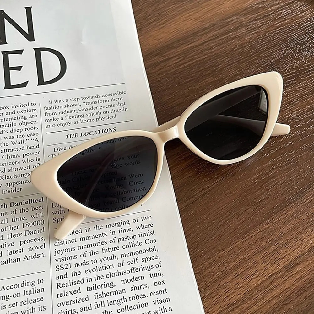 Small Frame Cat Eye Sunglasses Retro Fashion Eyewear