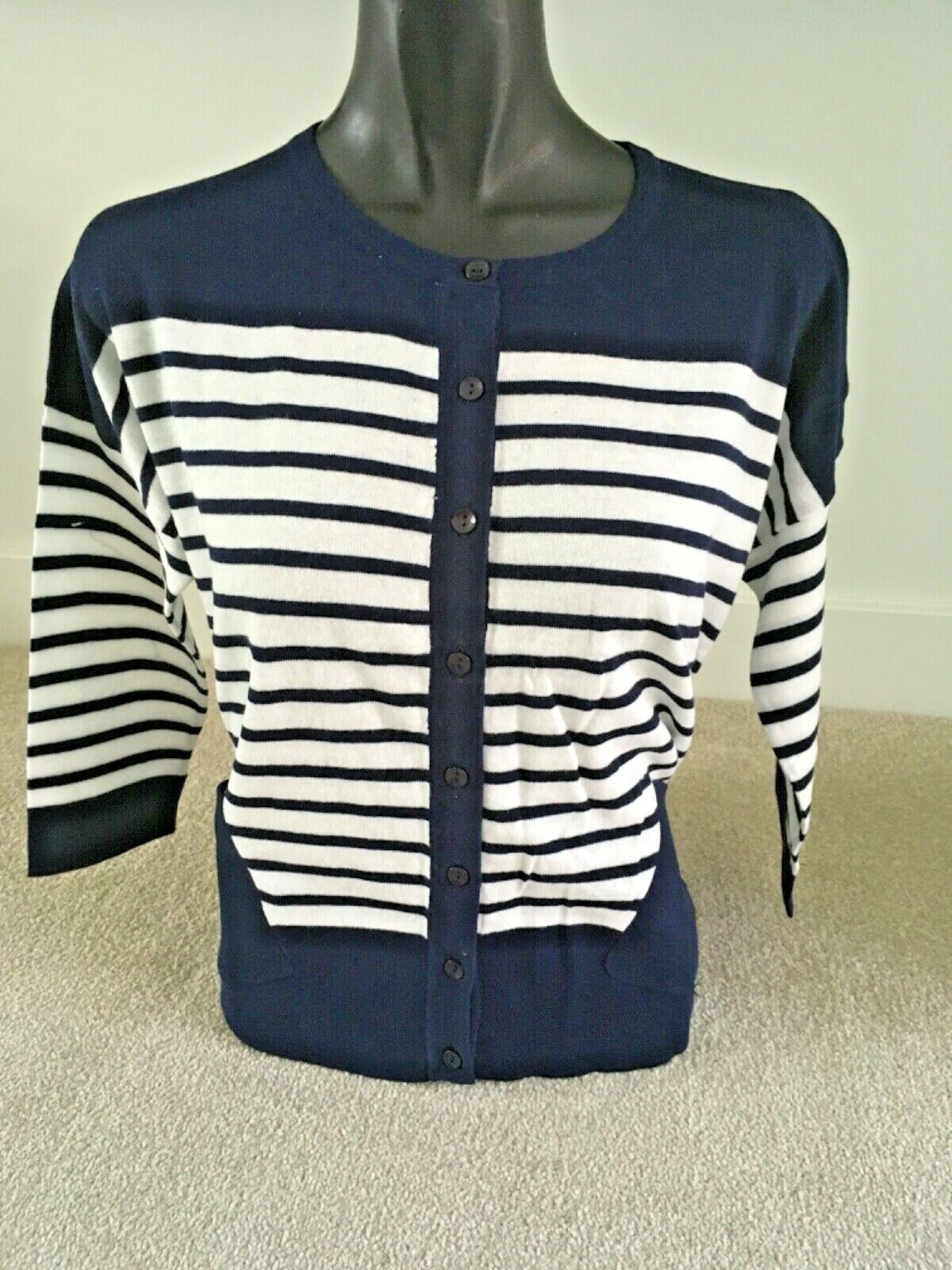 Emreco Ladies 3Qtr Sleeve Round Neck Cardigan – Style Lennon – BNWT