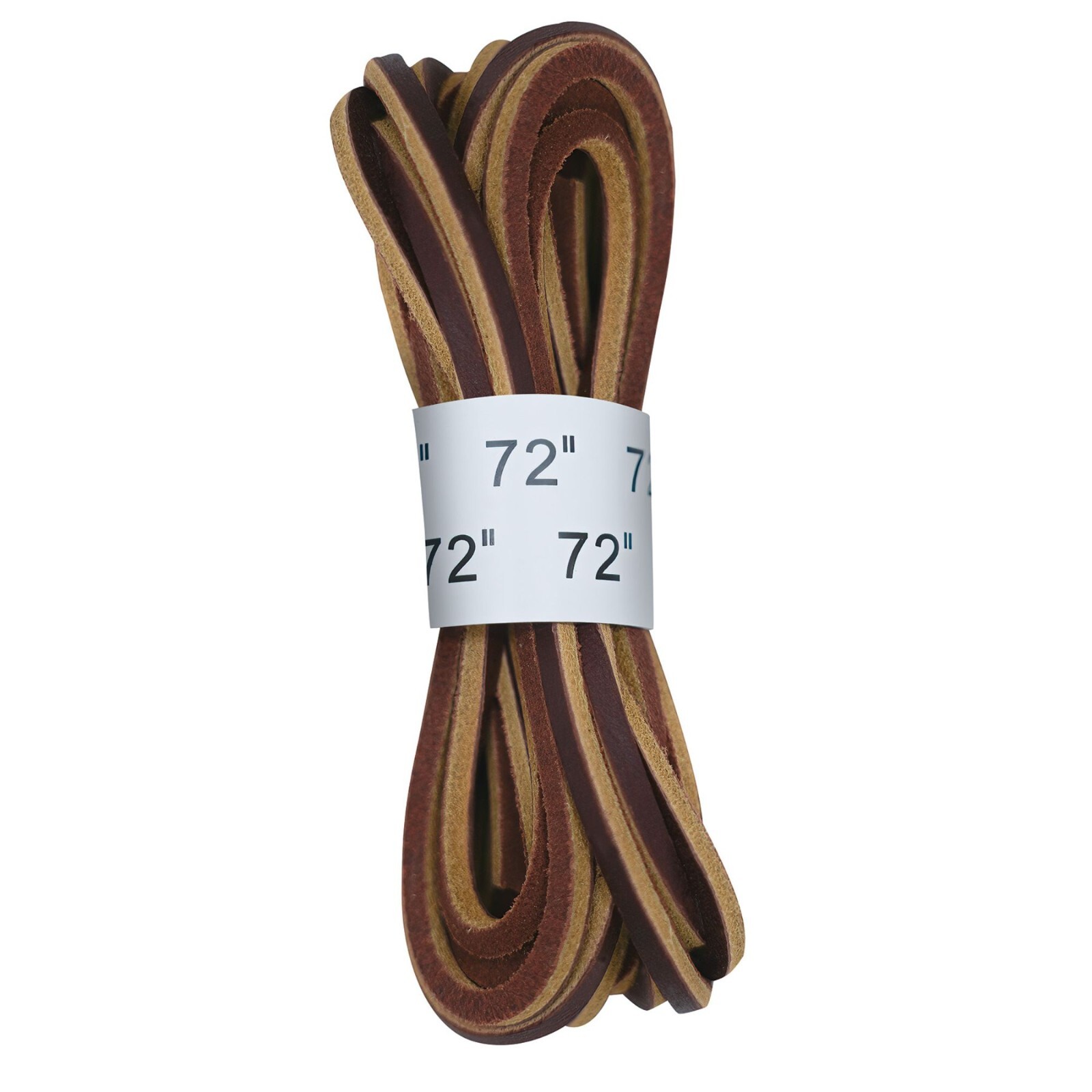 Rothco Premium Brown Leather Boot Laces – 1/8 Inch Thick 72 Inches Long