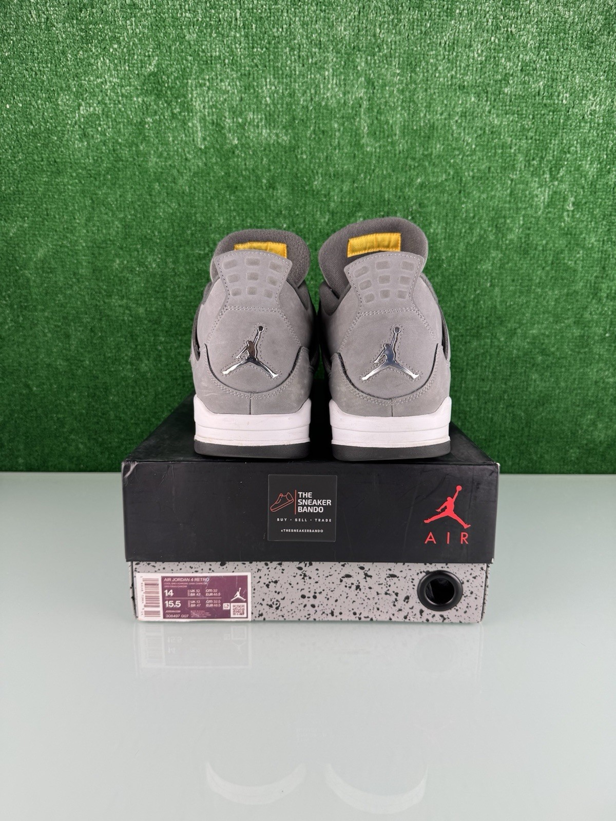 Size 14 – Jordan 4 Retro Low Cool Grey CLEAN