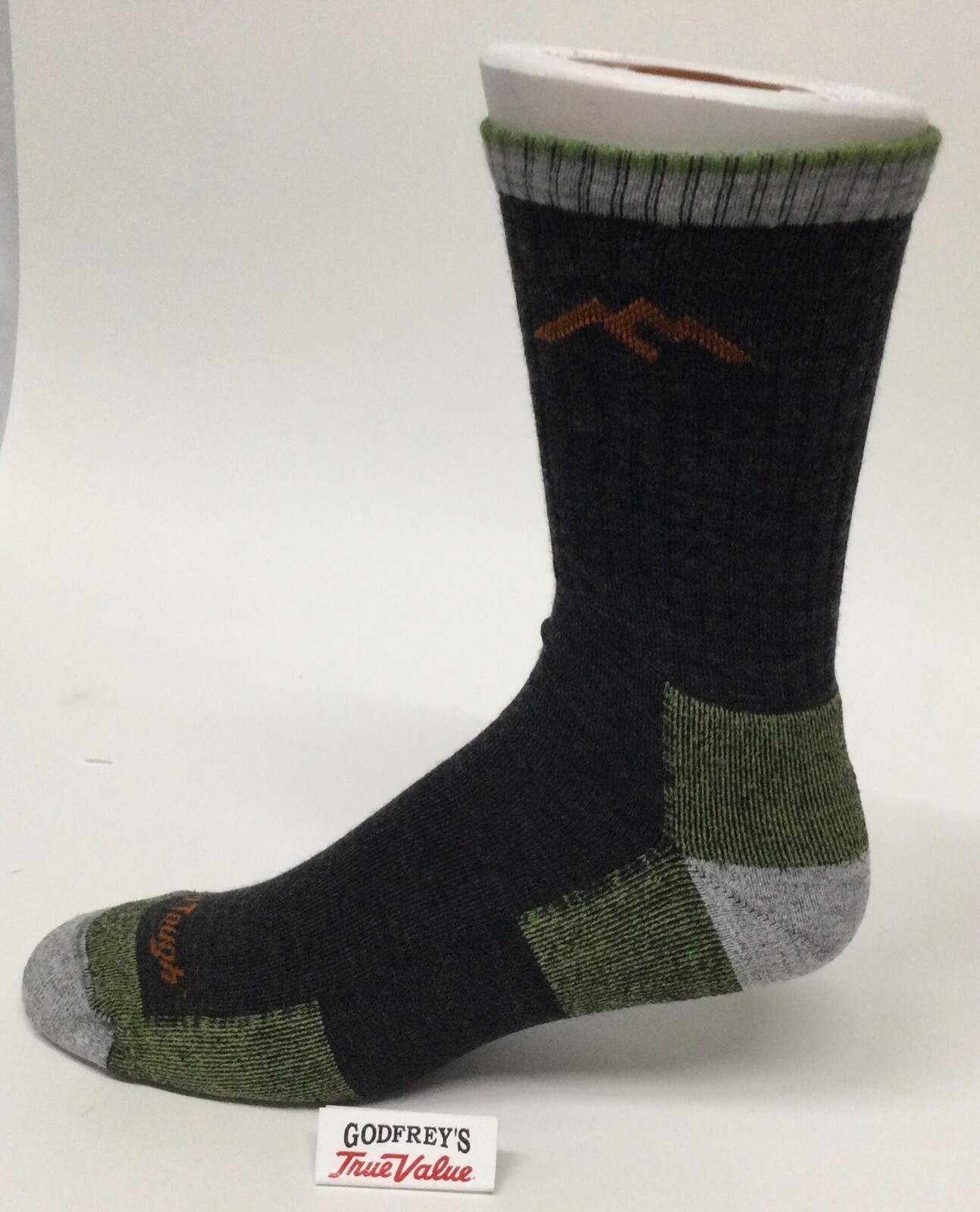 Darn Tough 1466 LIME Merino Wool Men’s Hiker Micro Crew Midweight Hiking Sock