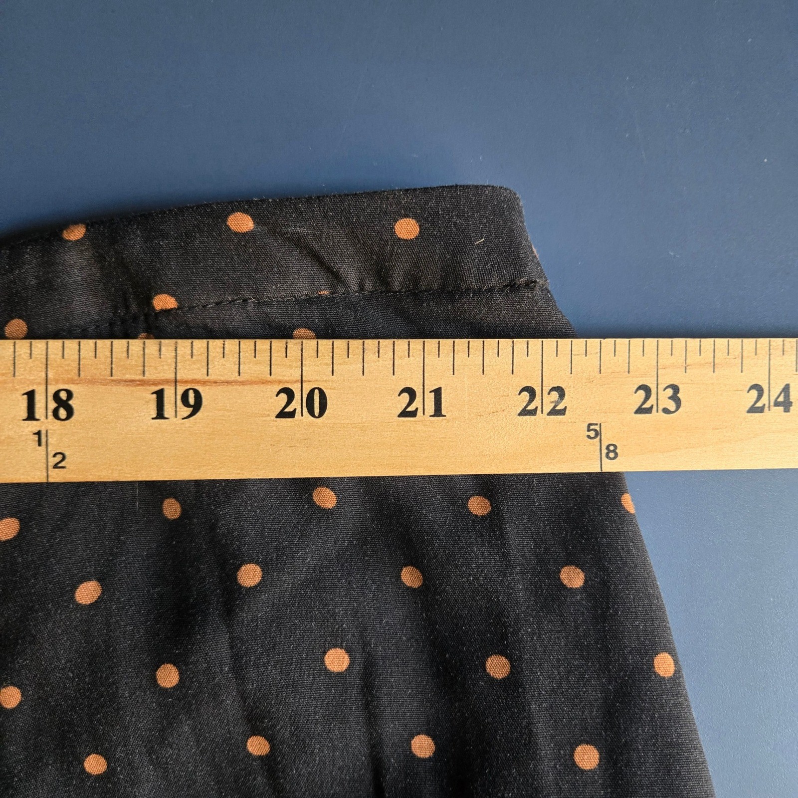 Black With Orange Polka Dot Wide Leg Crop Pants Womens 3X Nordstrom Rack