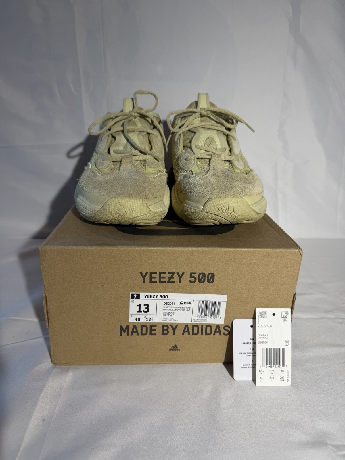 adidas Yeezy 500 Supermoon Yellow Men’s Sneakers Size 13 DB2966