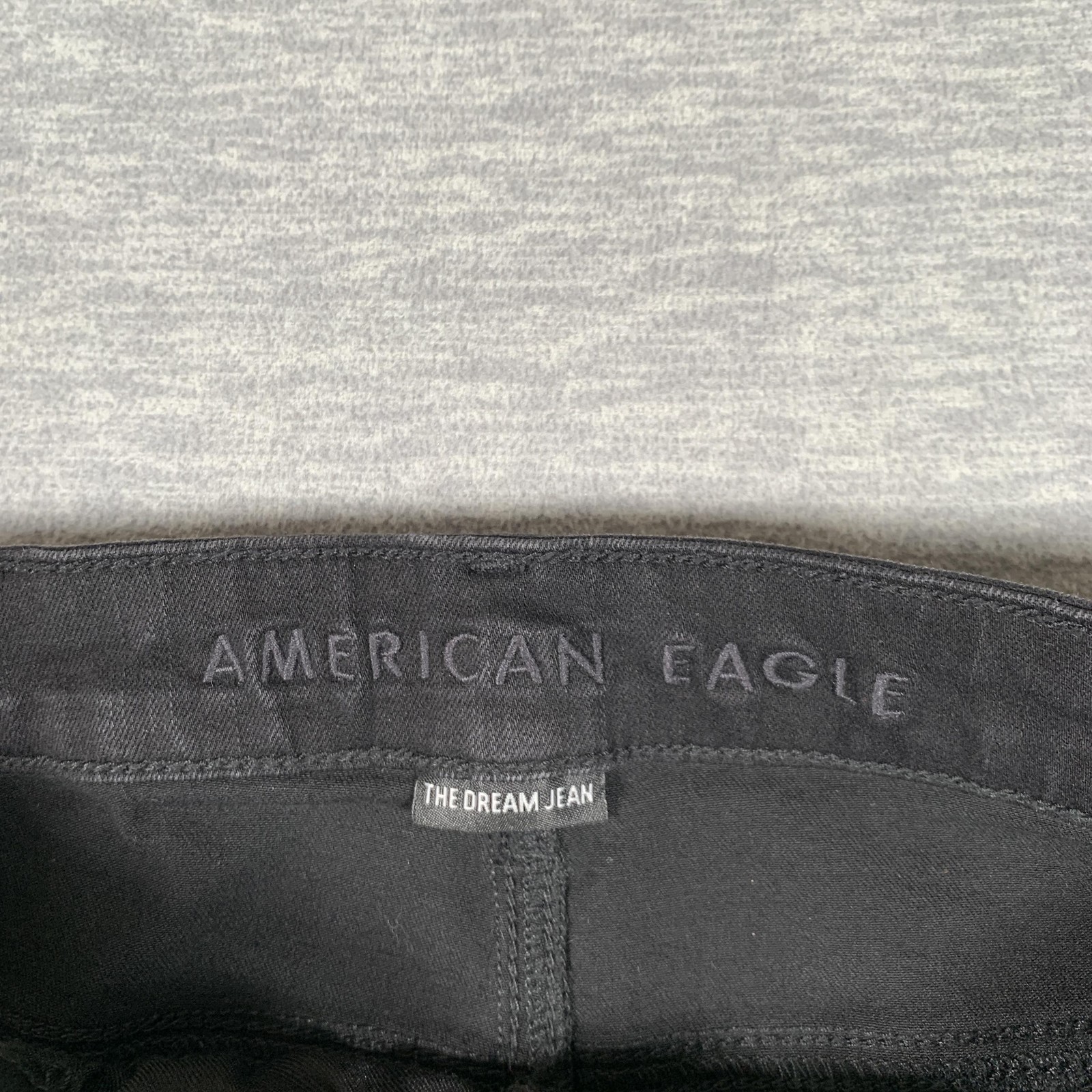 American Eagle Outfitters Jegging Jeans Womens 16 Black Super Hi-Rise Dream Jean