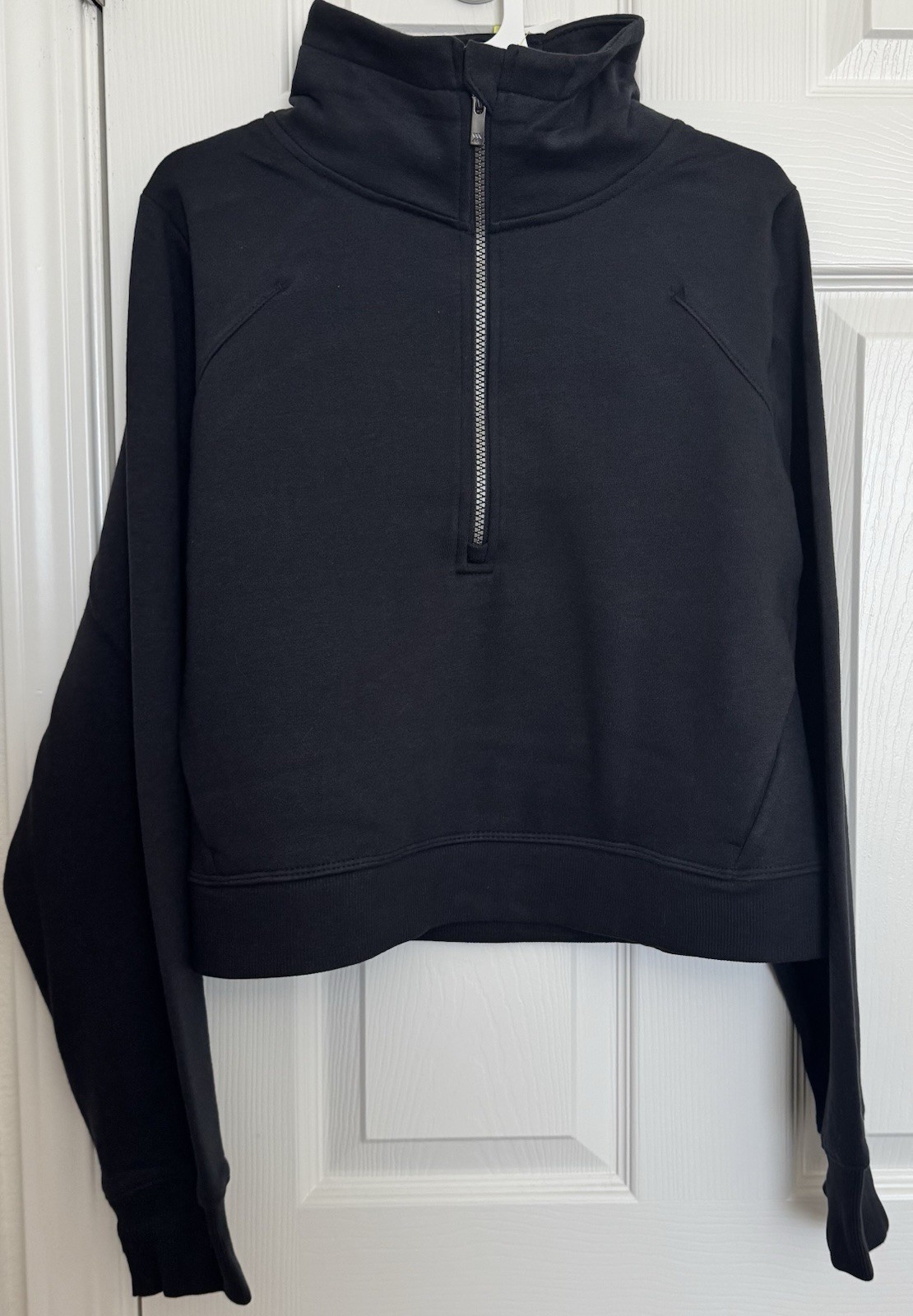 All in Motion Women’s Black Fleece 1/2 Zip Pullover Sweatshirt Size M