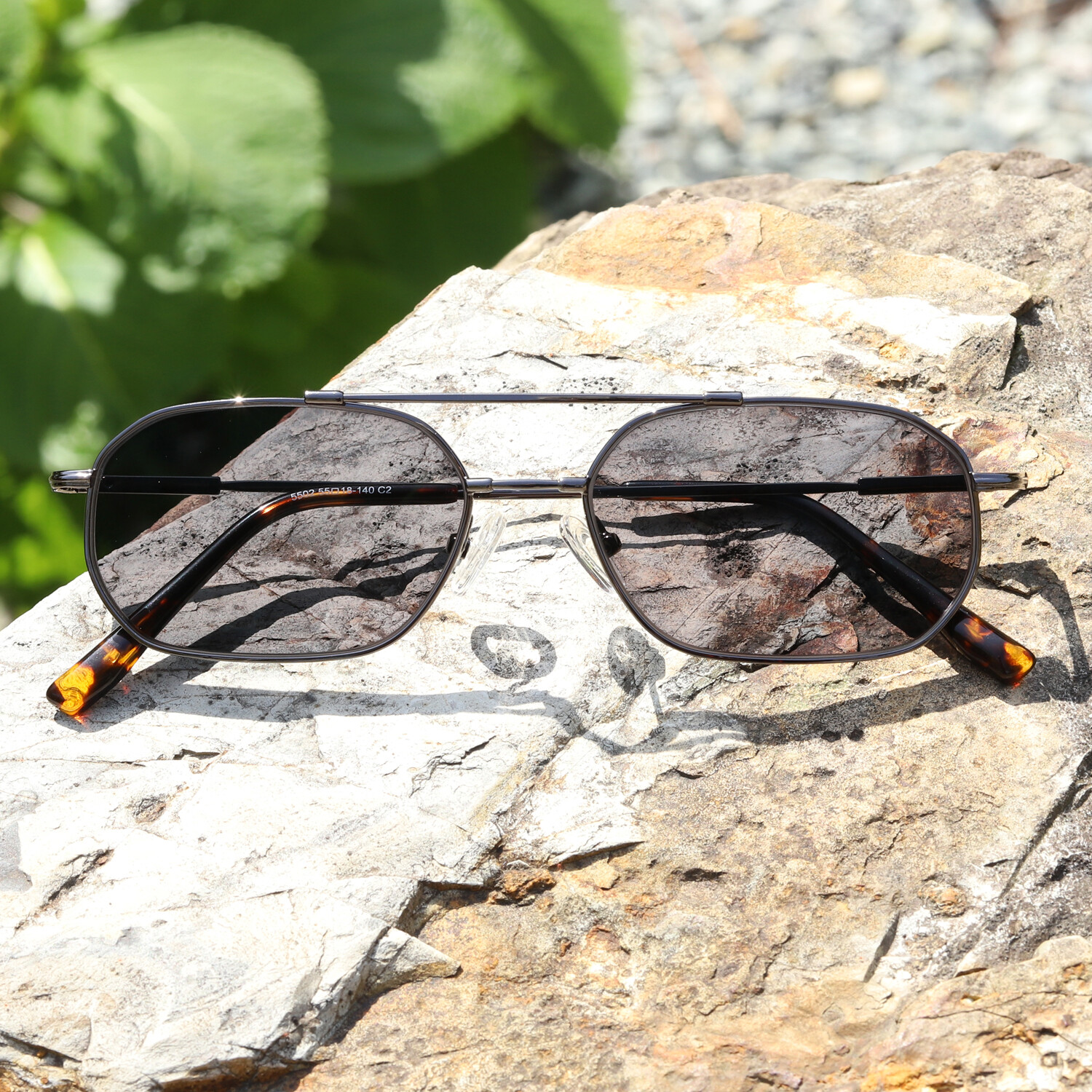 Retro Titanoum Alloy Photochromic Reading Glasses Single Vision Sunglasses UV400