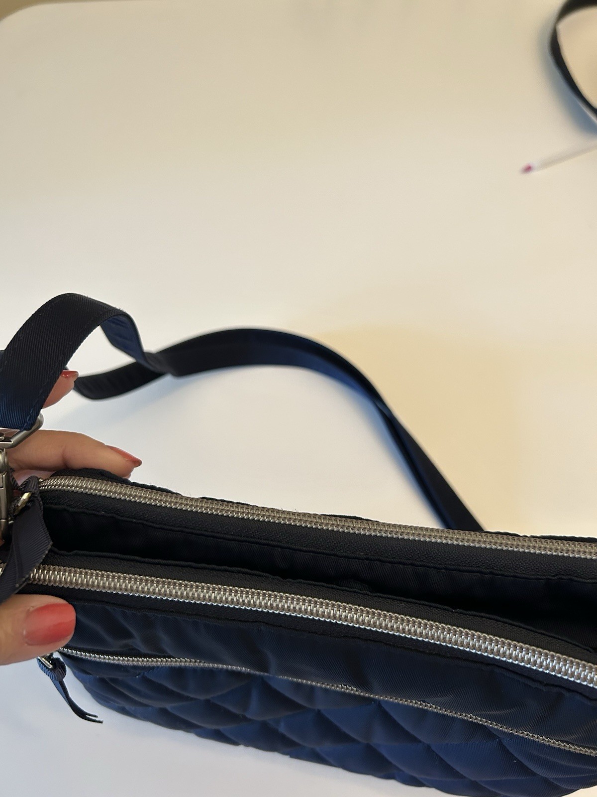 Vera Bradley Midtown Crossbody Bag Floral Lining