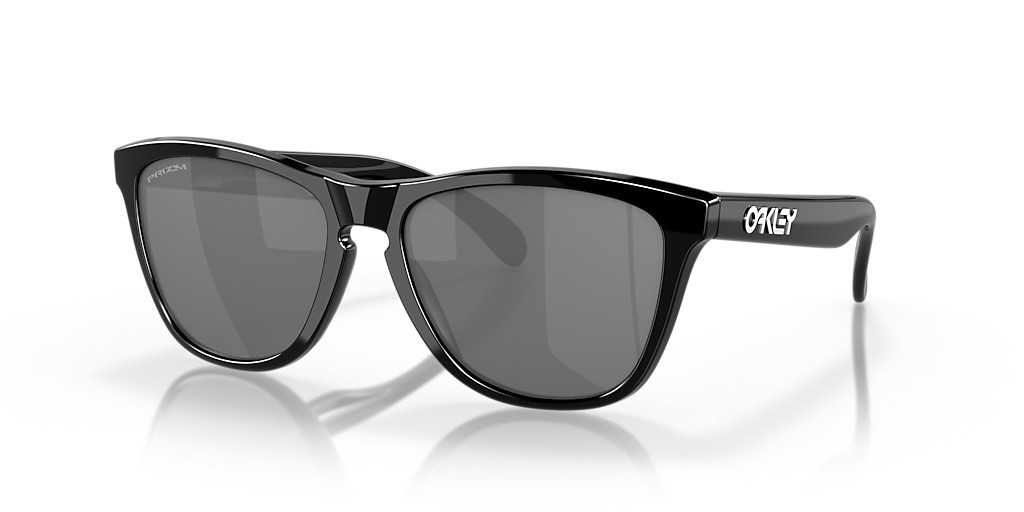 Oakley Frogskins Polished Black/Grey 55 mm Men’s Sunglasses OO9013 24-306