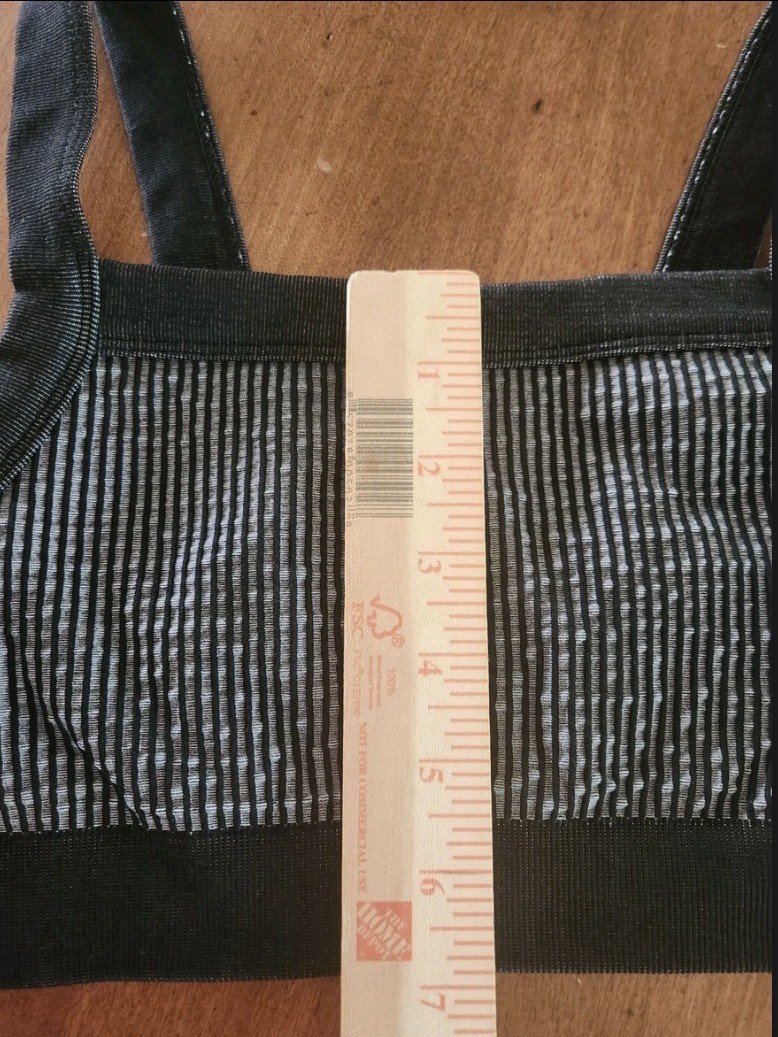 Whisper Black Ribbed Leggings & Sports Bra Set Size Small Stretchy Yoga