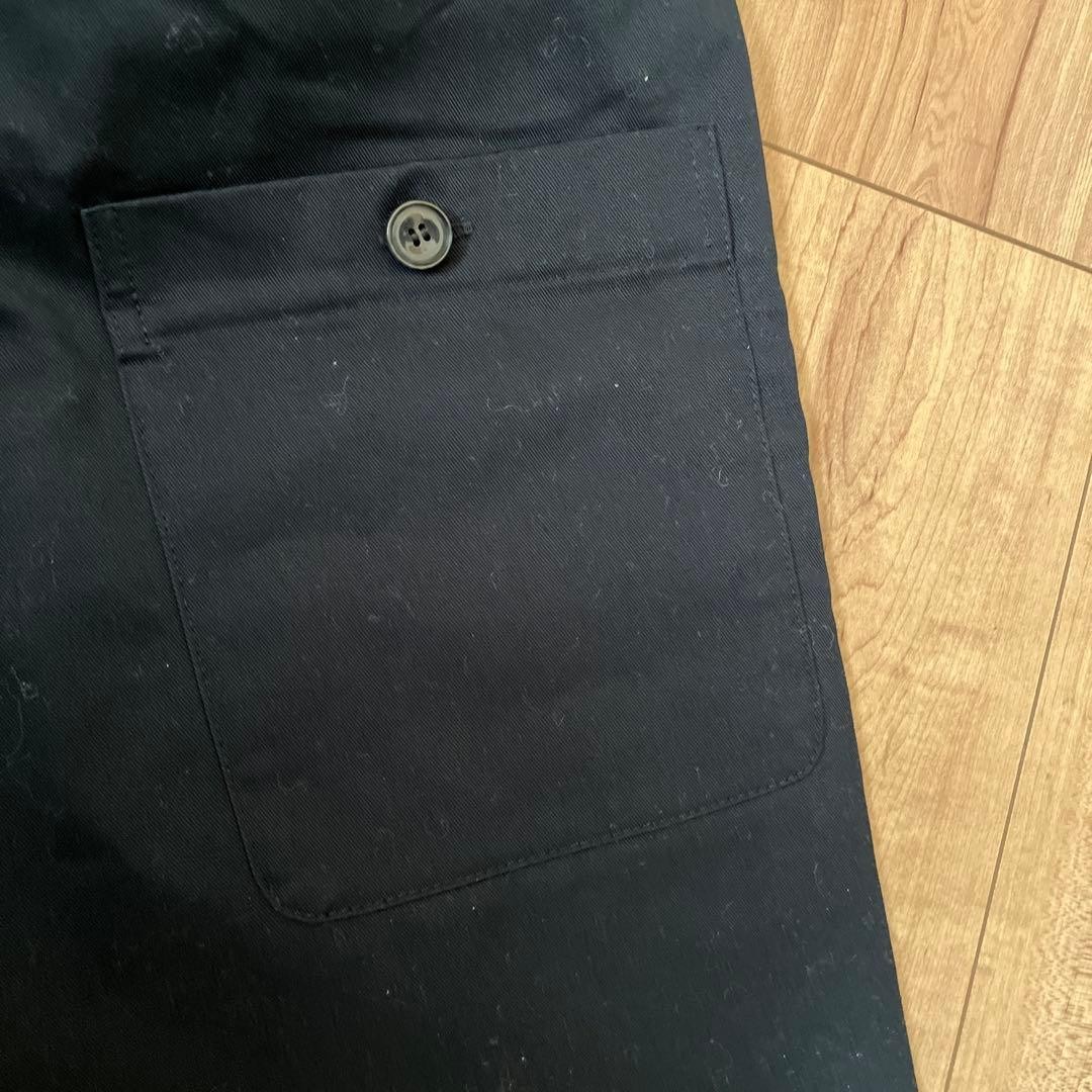 M&KYOKO Navy Wide Pants with Drawstring and Button Pockets – Size M