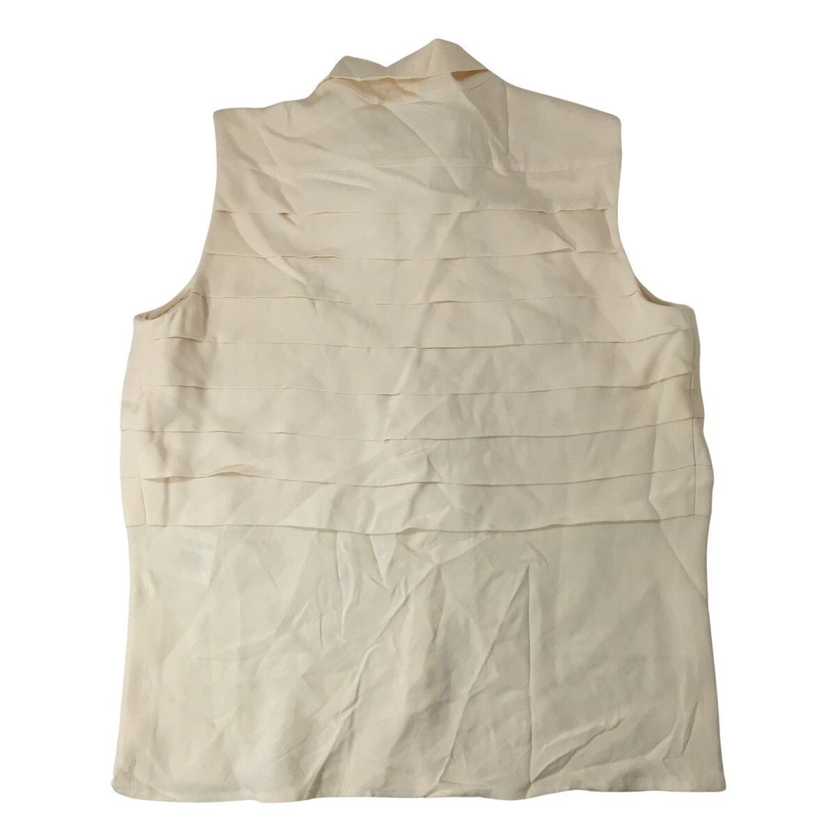 CHANEL SLEEVELESS BOW TIES TOP SILK 06A P28987V11356 shirts blouse women 40
