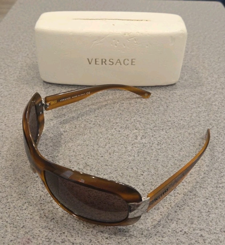 VERSACE Designer Sunglasses Made In Italy Mod 4136 728/73 64 □ 15 120 3N w Case
