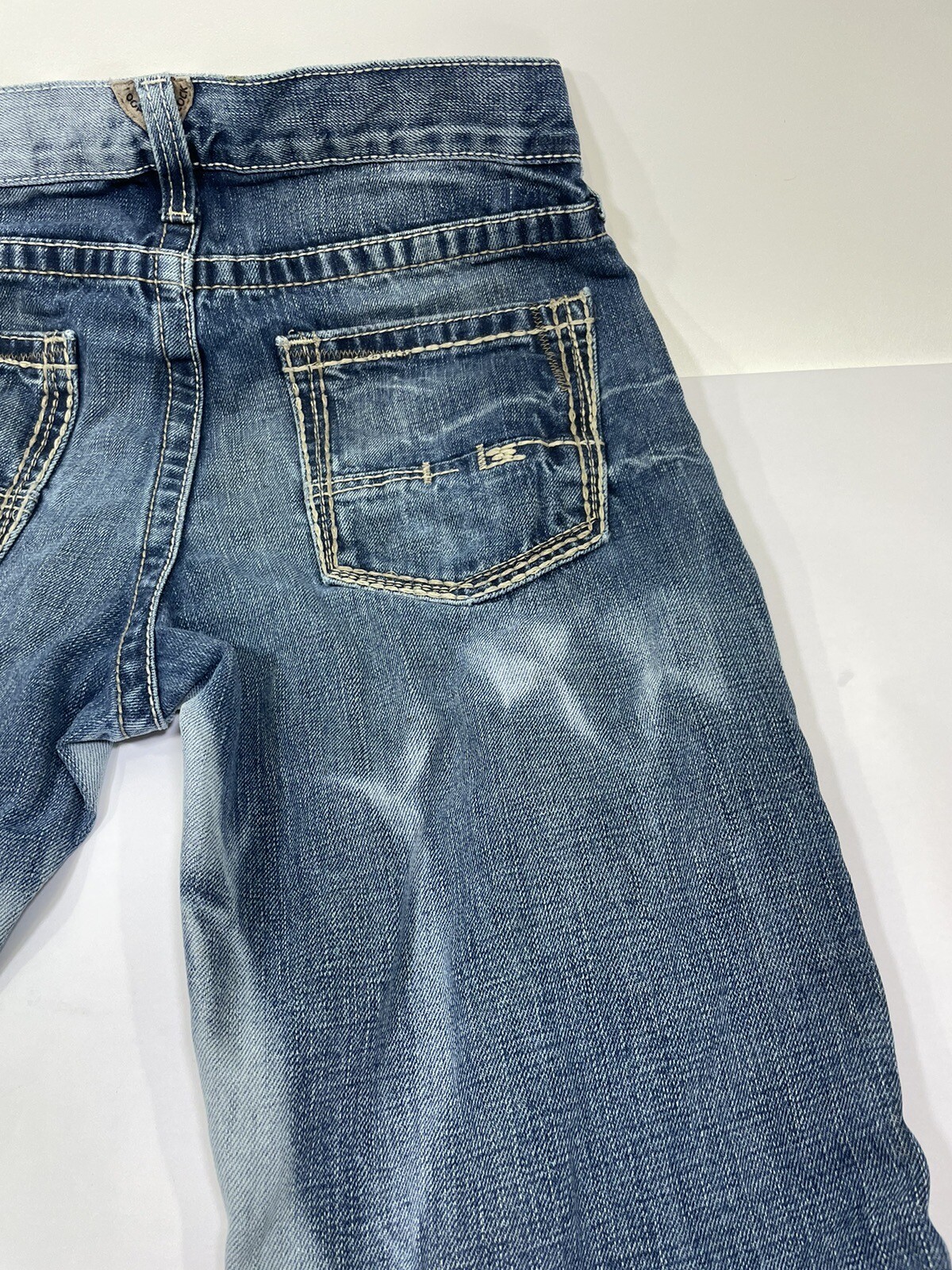 Ariat M5 Slim Straight Leg Jeans Men’s 30 x 32 Grunge Spotted Bleached Denim
