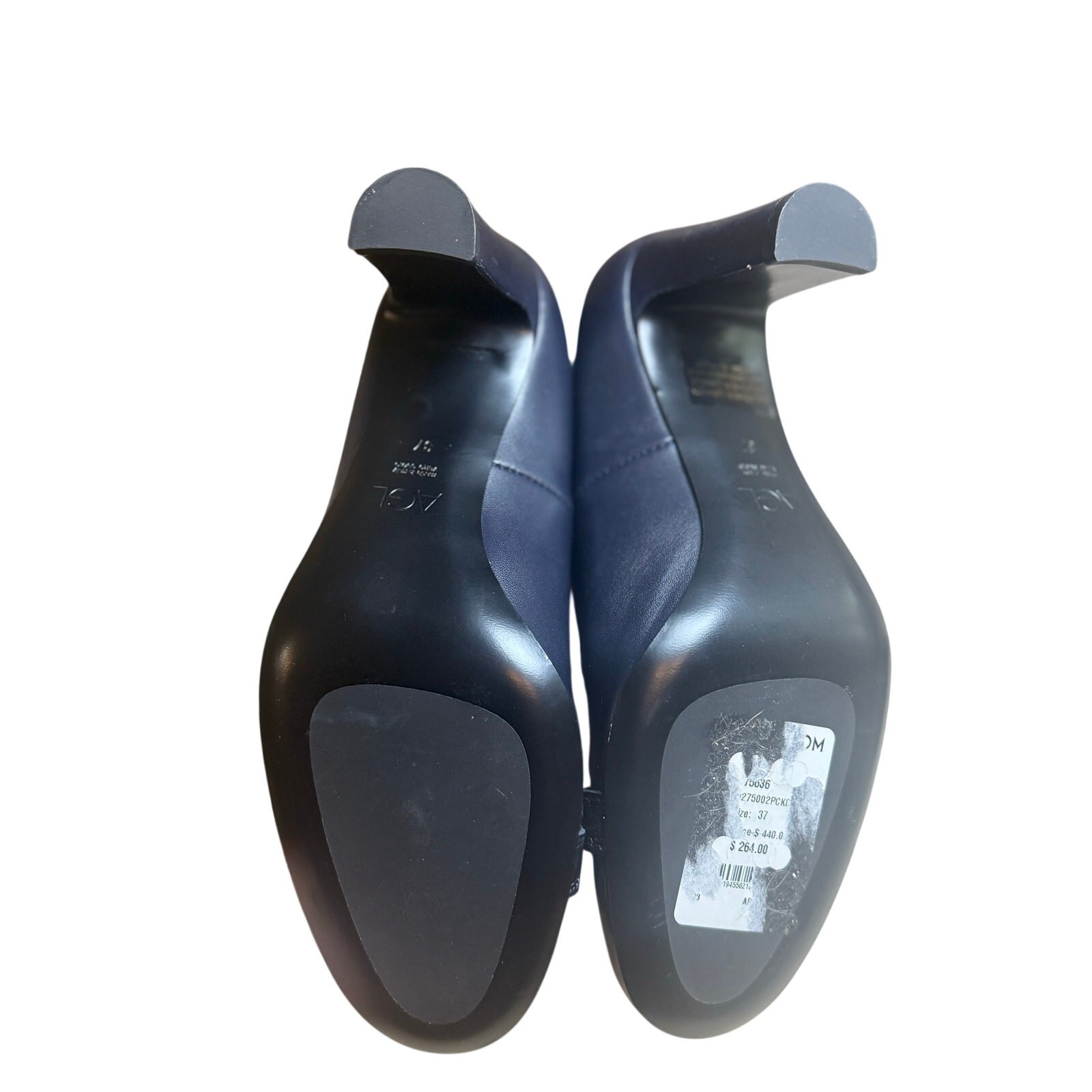 AGL Irina Cap Toe Pumps Navy 37 (6.5-7)