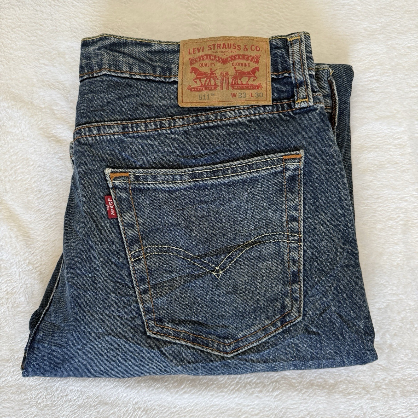 Levi’s 511 Men’s Slim Fit Jeans – Blue, W33 L30