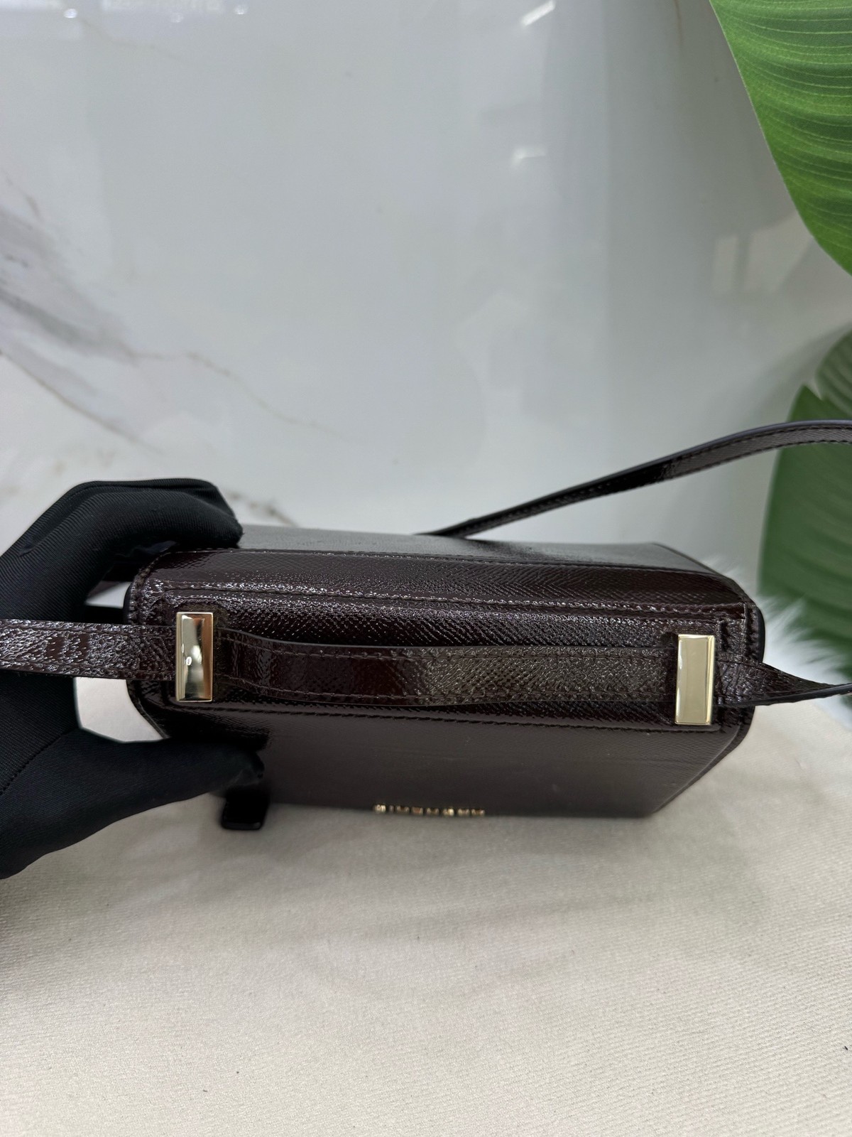 Givenchy Pre-Owned Authentic Crossbody Bag Burgundy 18x11x16cm