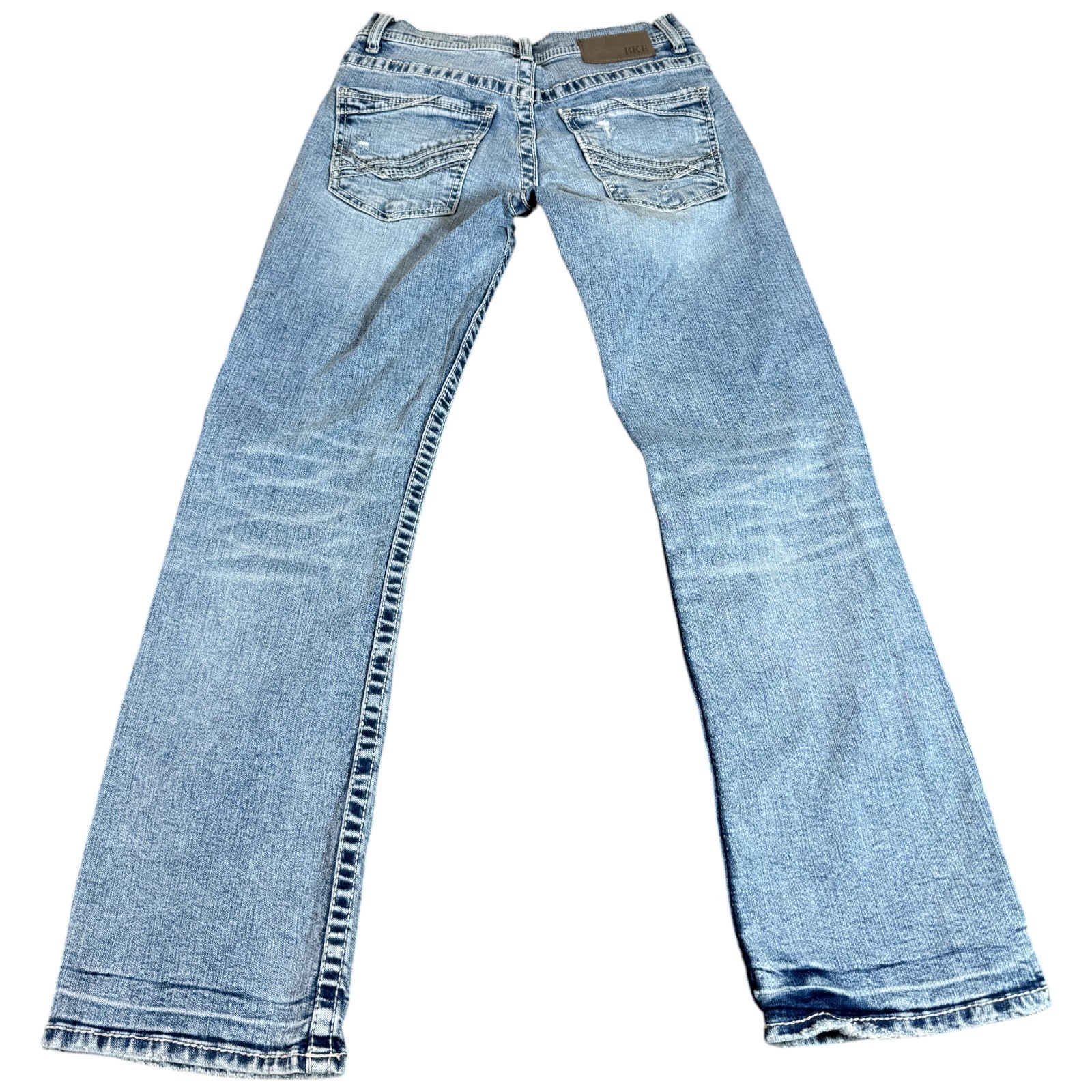 Buckle BKE Aiden Bootcut Jeans Mens 28×32 (27×31.5) Blue Denim Stretch Low Rise