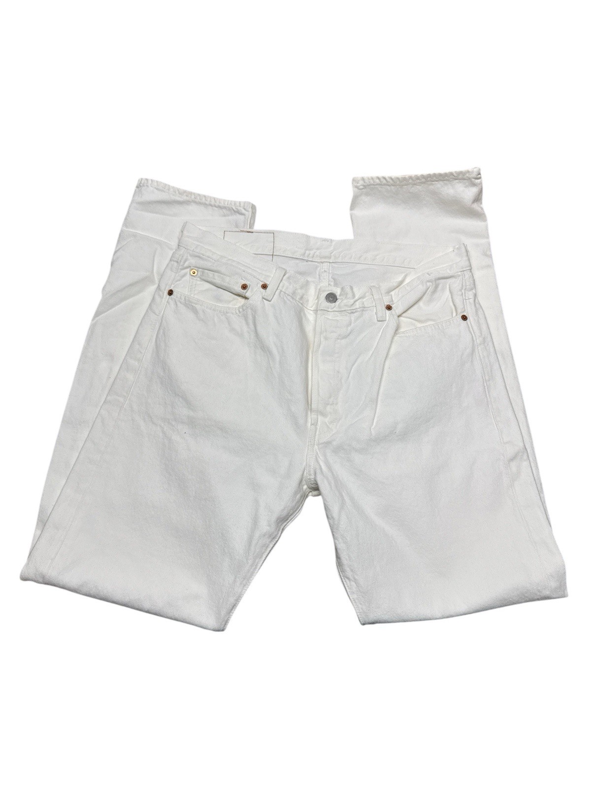 Denim Tears x Levis 501 Jeans Button Fly Off White 36×34 Big E NWOT DT501 XX