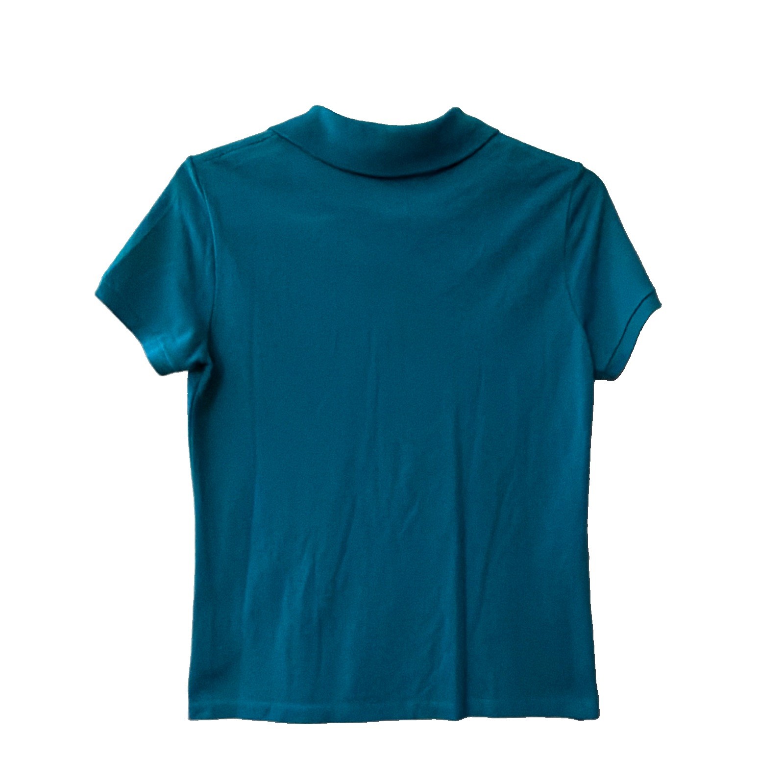 Lacoste Women’s Turquoise Blue Polo Shirt 42 Short Sleeve With Logo
