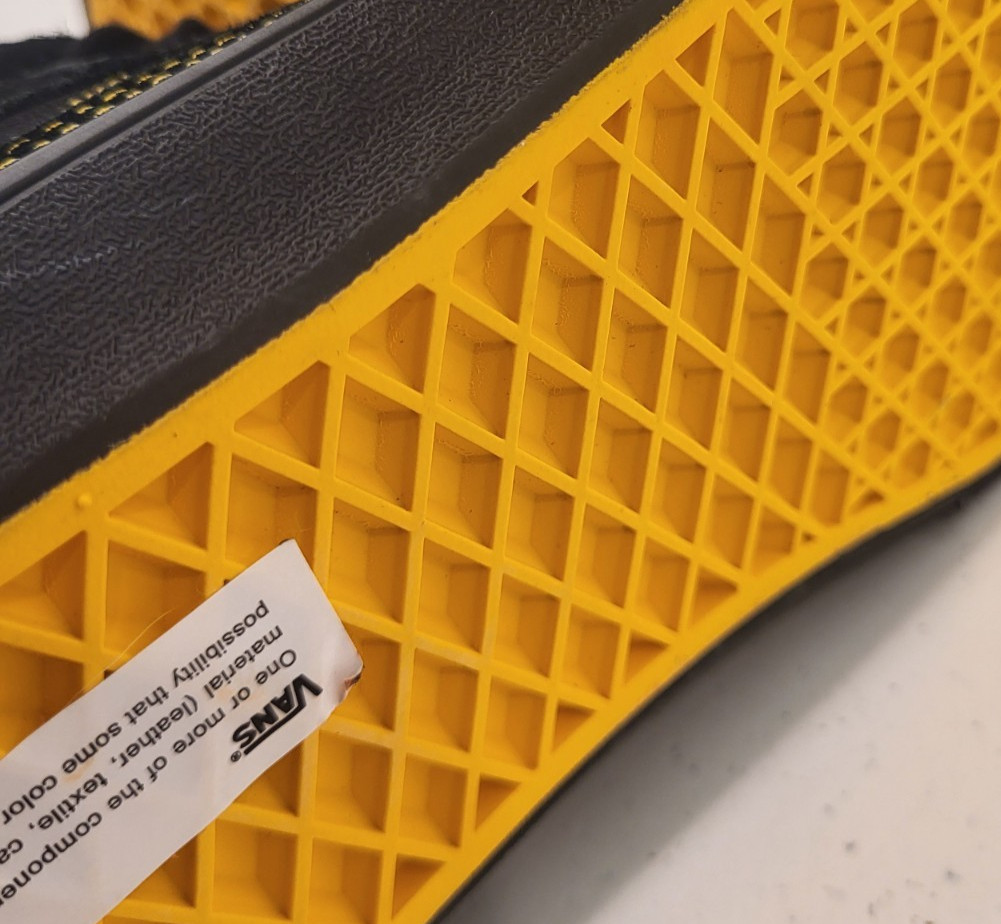 Vans Skate Half Cab Black Mustard Yellow Men’s size 9 Spitfire BAKER Anti Hero