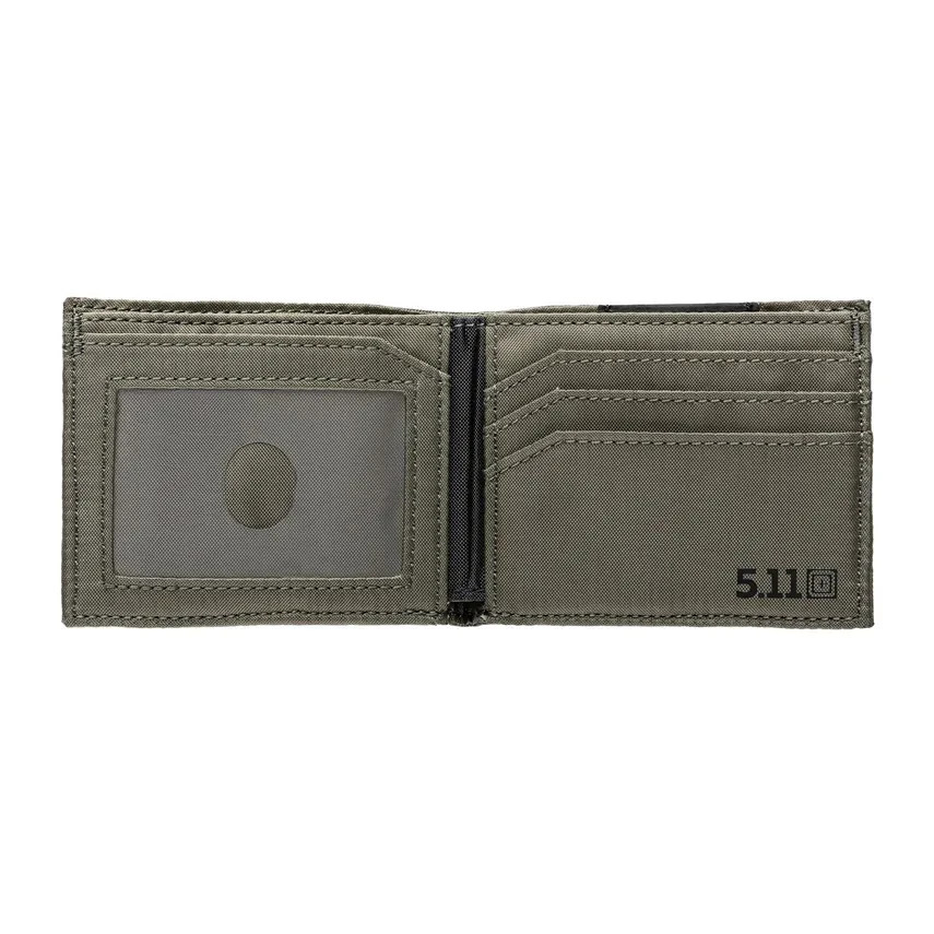 5.11 Tactical Tracker Bi-fold 2.0 Wallet 500D Nylon MultiCam Black Style # 56714