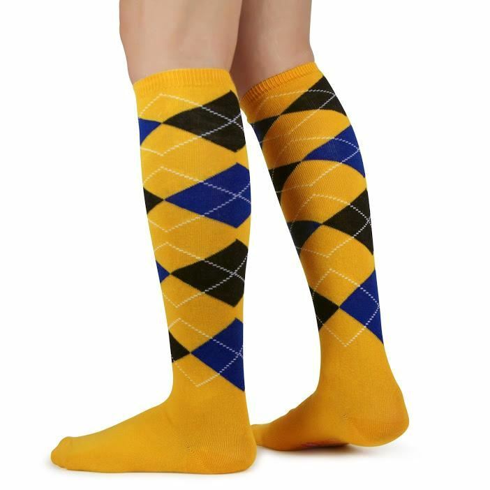 Spotlight Hosiery Elite Quality Argyle Womens Knee Highs Socks-You choose Color