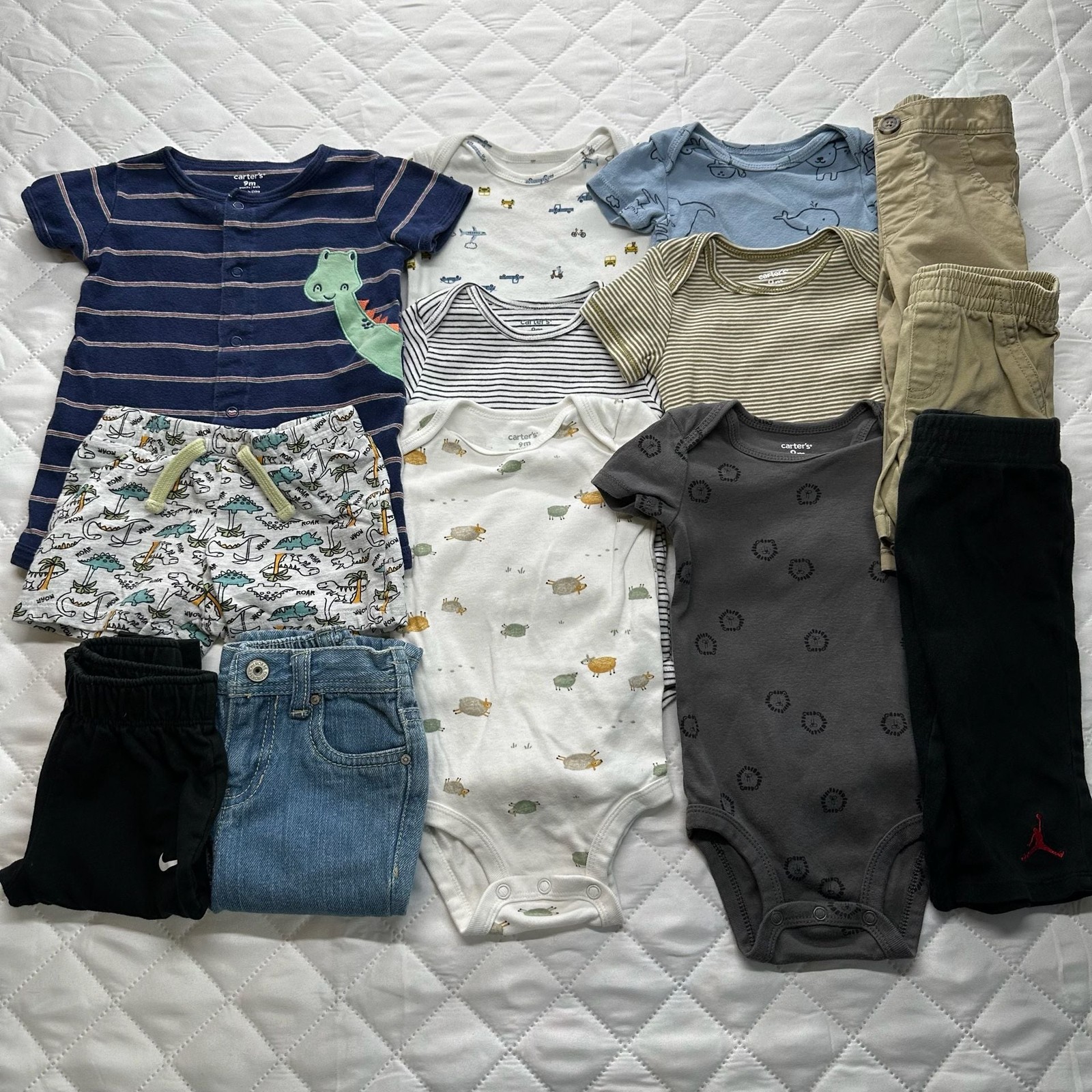 Baby Boy Clothing Lot Bundle Size 9-12 Months including Nike