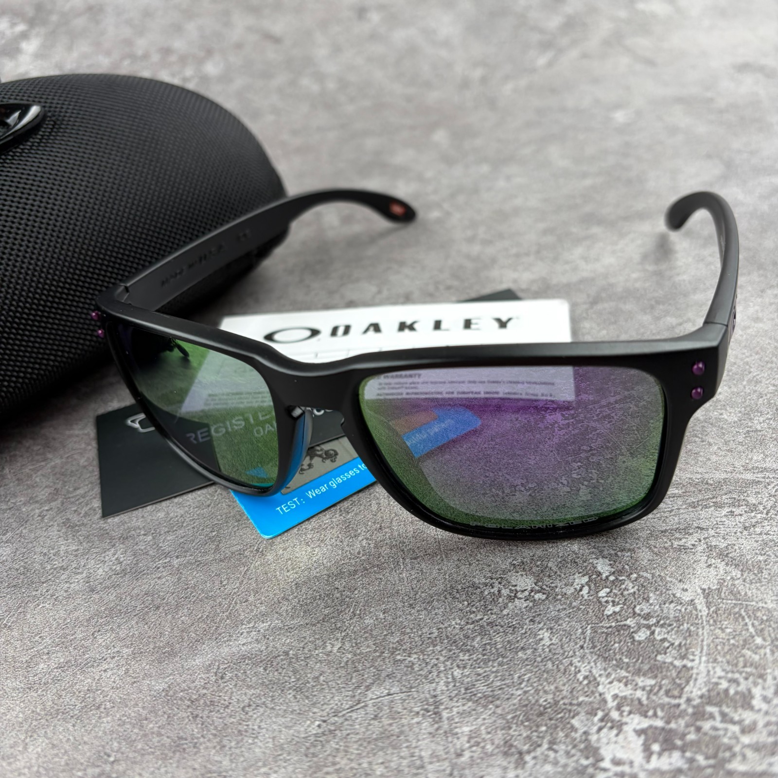 Oakley Holbrook Sunglasses Black Frame
