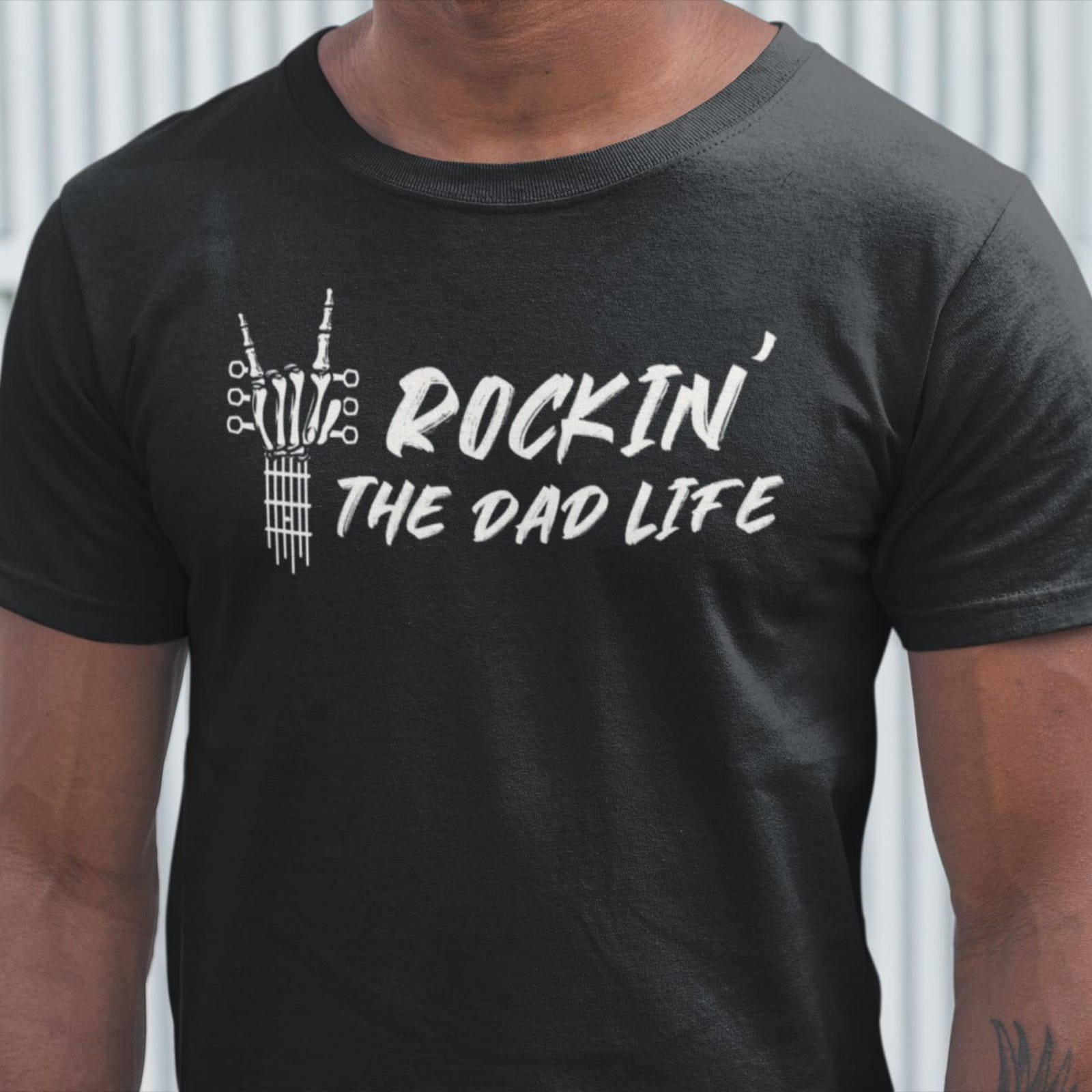 Rockin’ the Dad Life Guitar Shirt – Guitarist Dad Birthday Gift