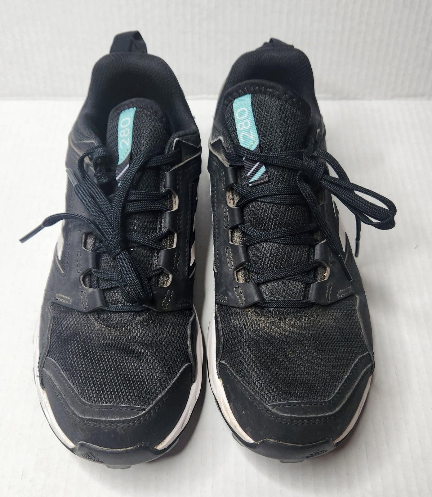 Adidas Terrex AX3 Shoes Womens Size 7.5 Black White Trail Running Outdoor FX6981