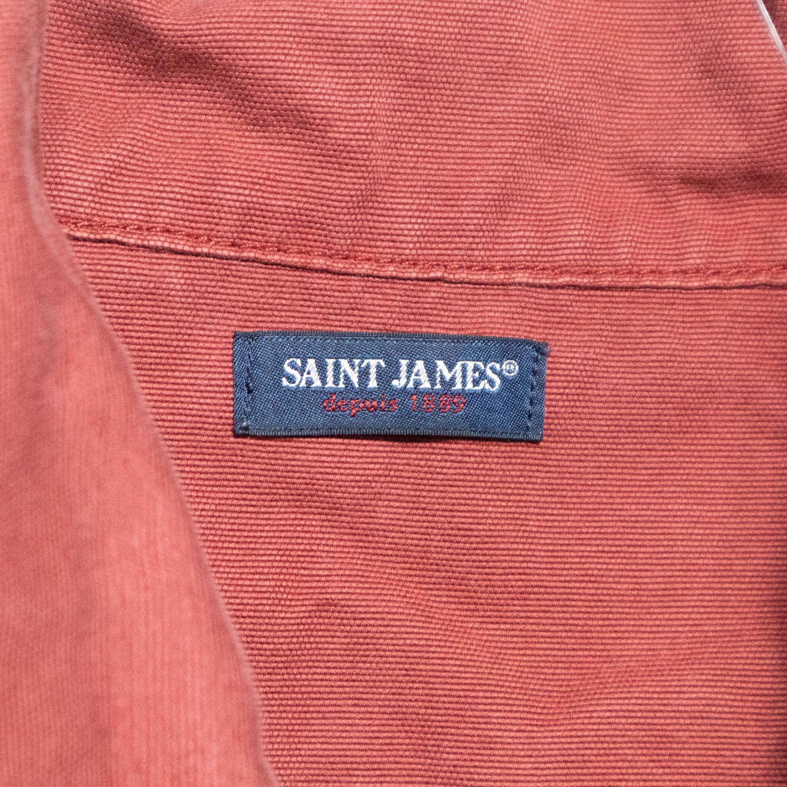 Saint James Nemo French Sailor Jacket Men’s/Fishermans Breton Smock XXL Workwear