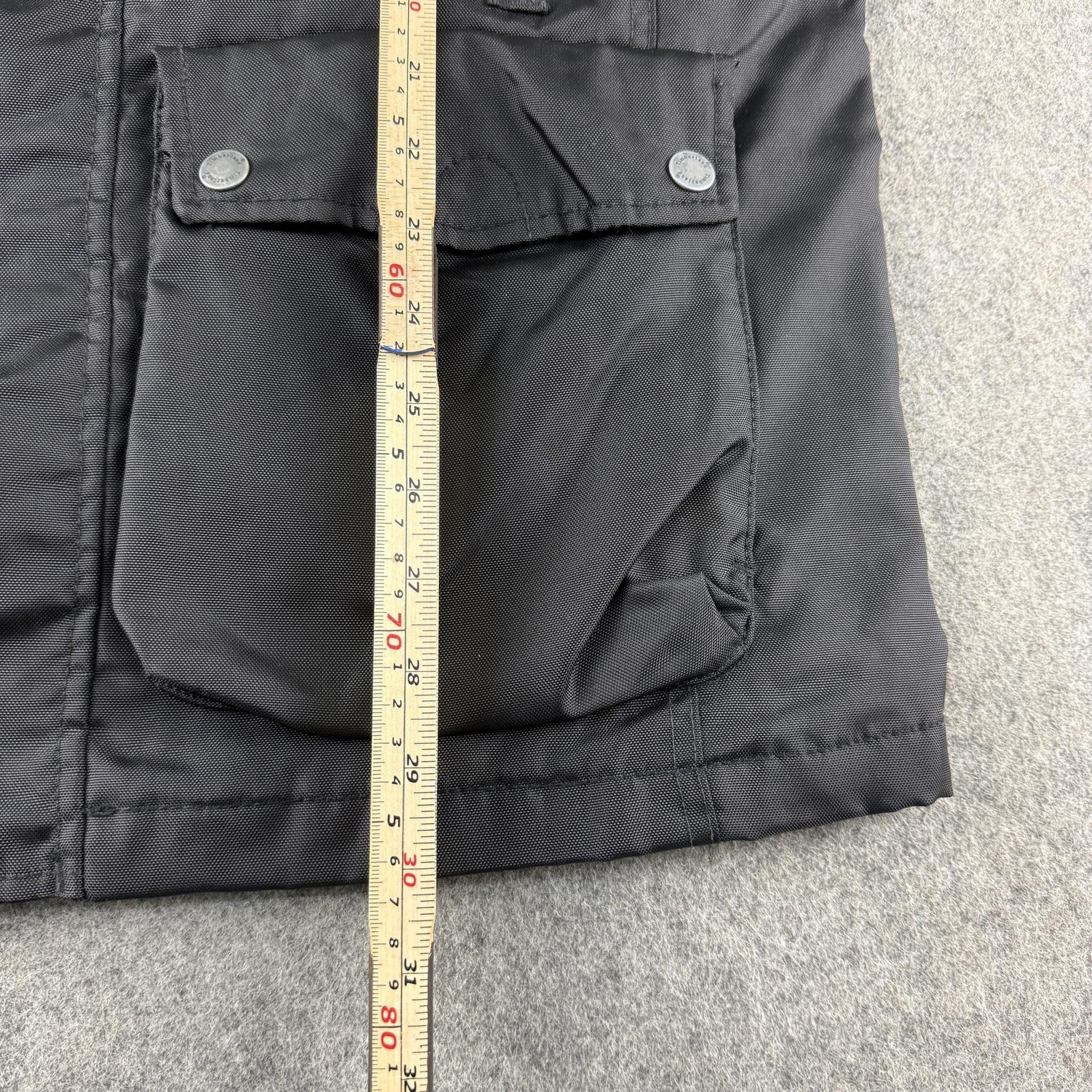 Timberland Jacket Mens Small Black Nylon Military Field Microfibre 74486 Outdoor