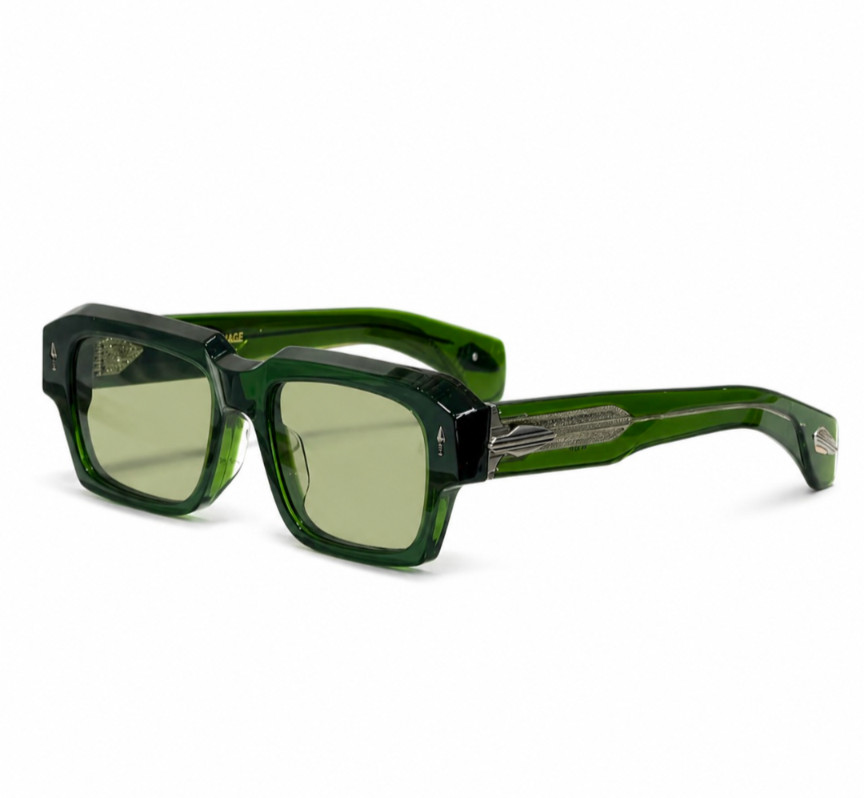 Jacques Marie Mage DAKOTA Sunglasses Green/Light Green 54-19-146mm With Case New