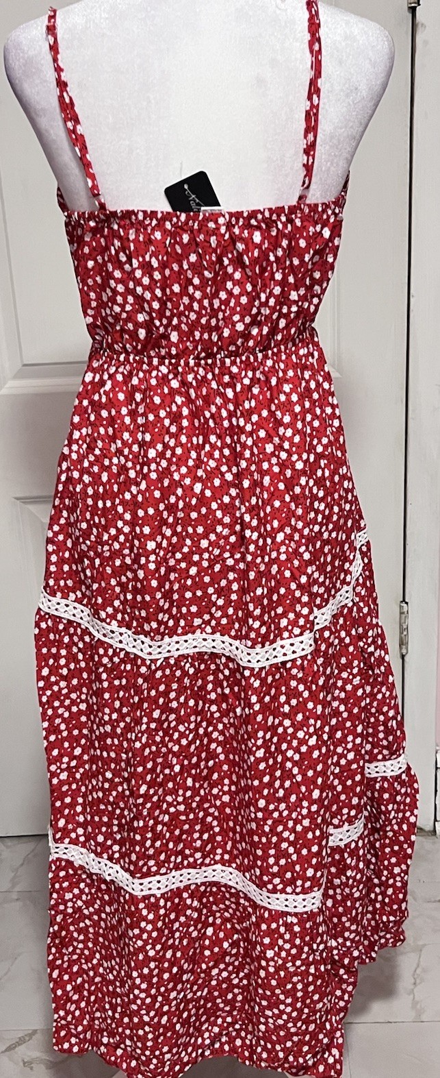 Women’s Summer Dress Size S/M Red Multi