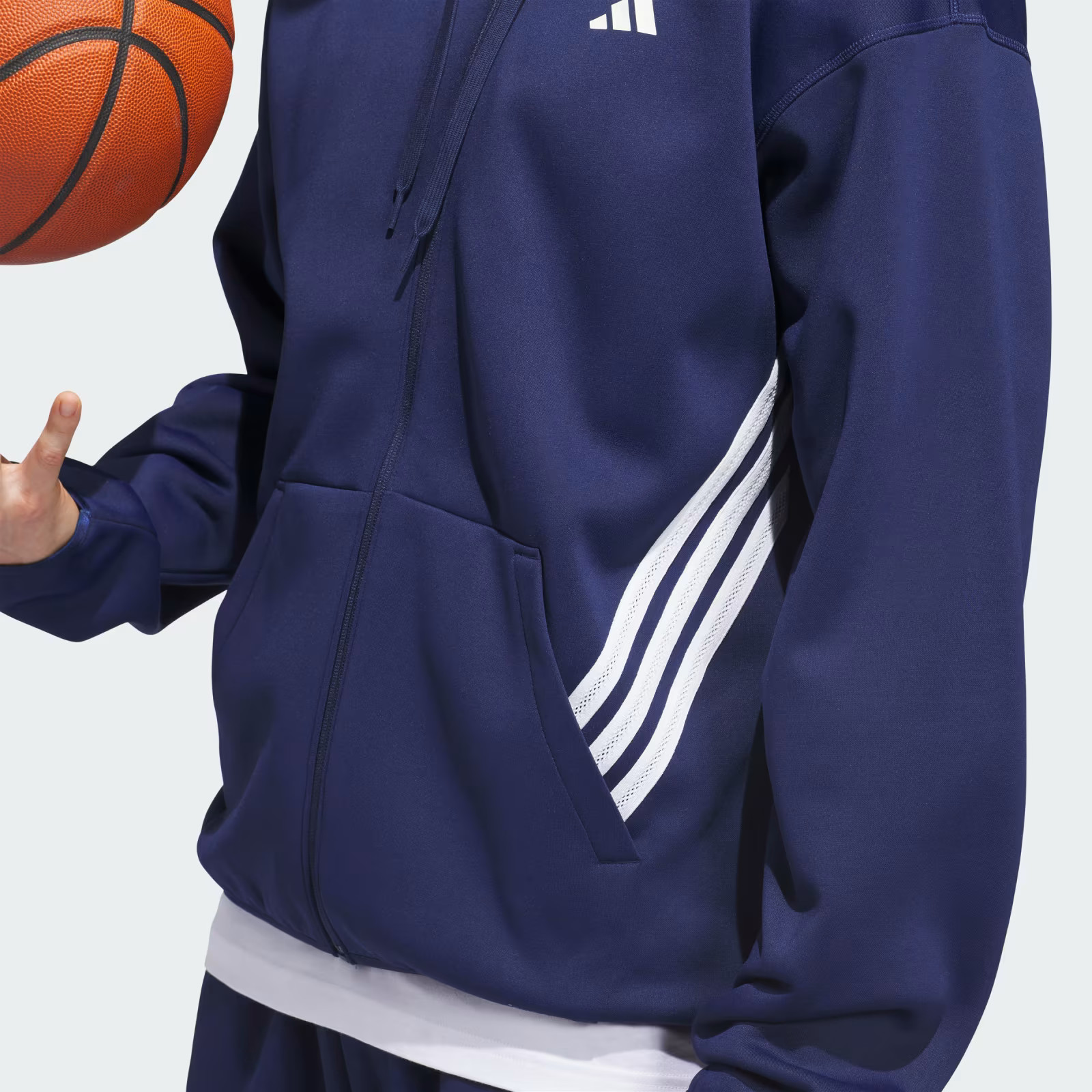 adidas ADIDAS CRAZY WARM FULLZIP HOODIE Blue