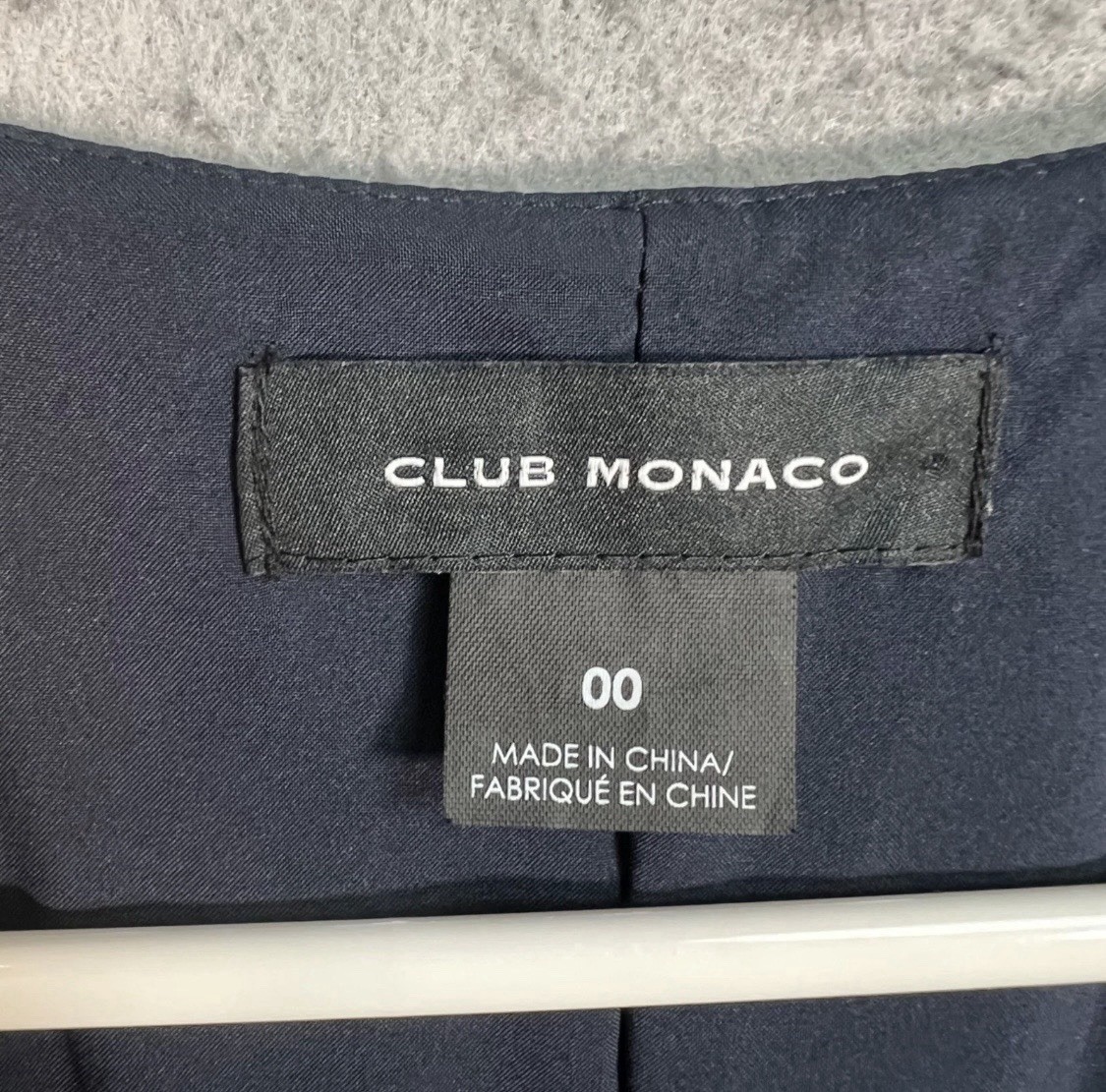 Club Monaco Womens Size 00 Navy Blue Floral Dress 100% Silk