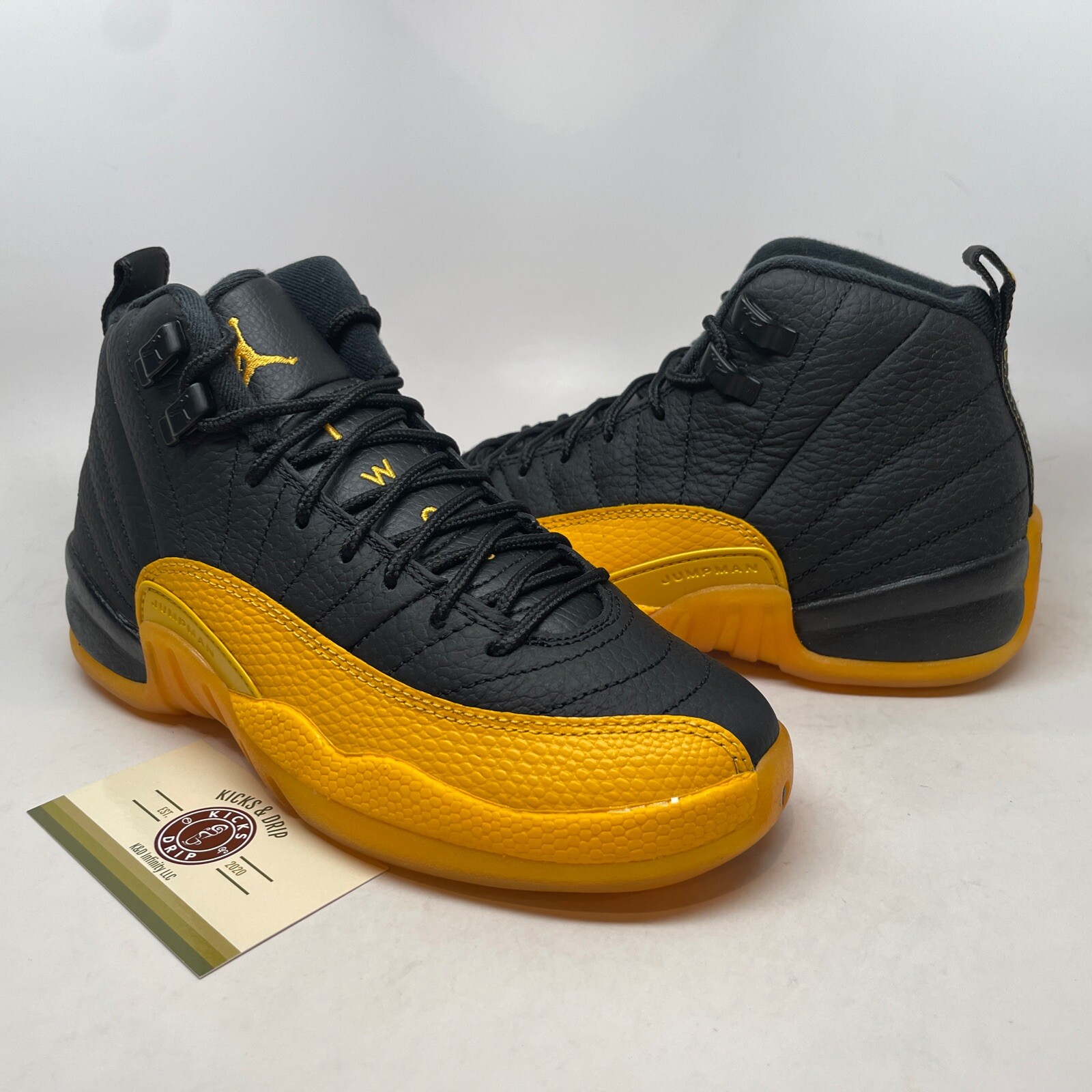 Air Jordan 12 XII Retro GS ‘University Gold’ Youth sz 4.5Y = 6W NEW!