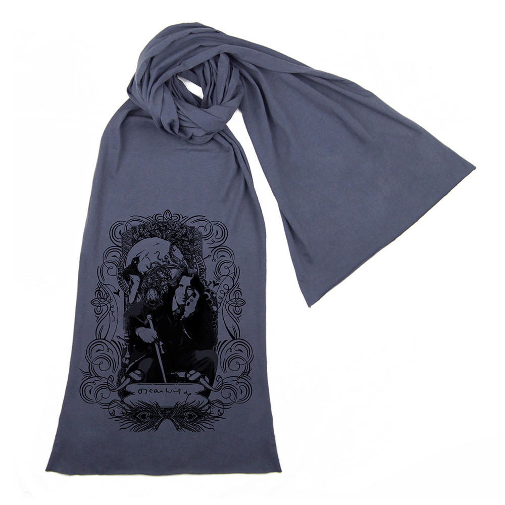 Oscar Wilde Screen printed Cotton Scarf