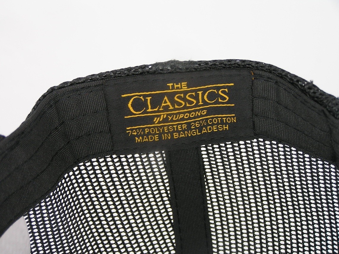 Colt Firearms Patch on Trucker Hat Yupoong Classic 6006 Snapback Black/Black