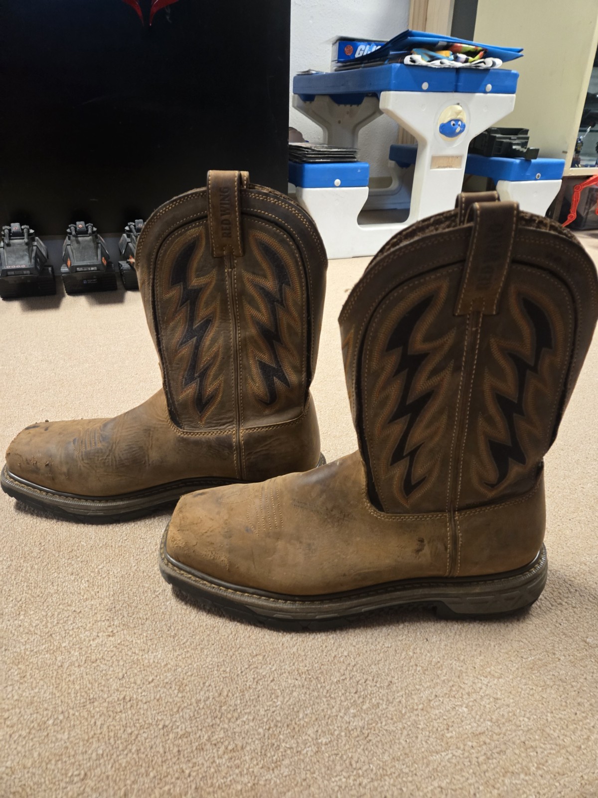 Mens Red Wing 2204 Rio Flex 11.5 Waterproof Safety Toe Pull-On Boot GOOD COND!