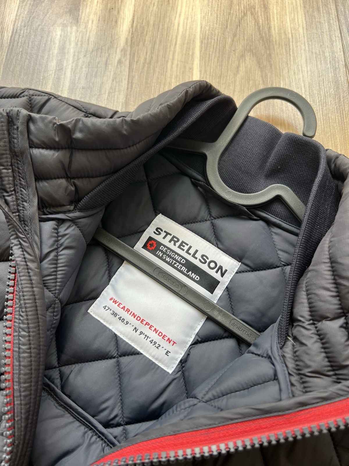 Strellson Men’s Clason 2.0 Fused Quilted Navy Jacket size 48(M-L) RRP $475