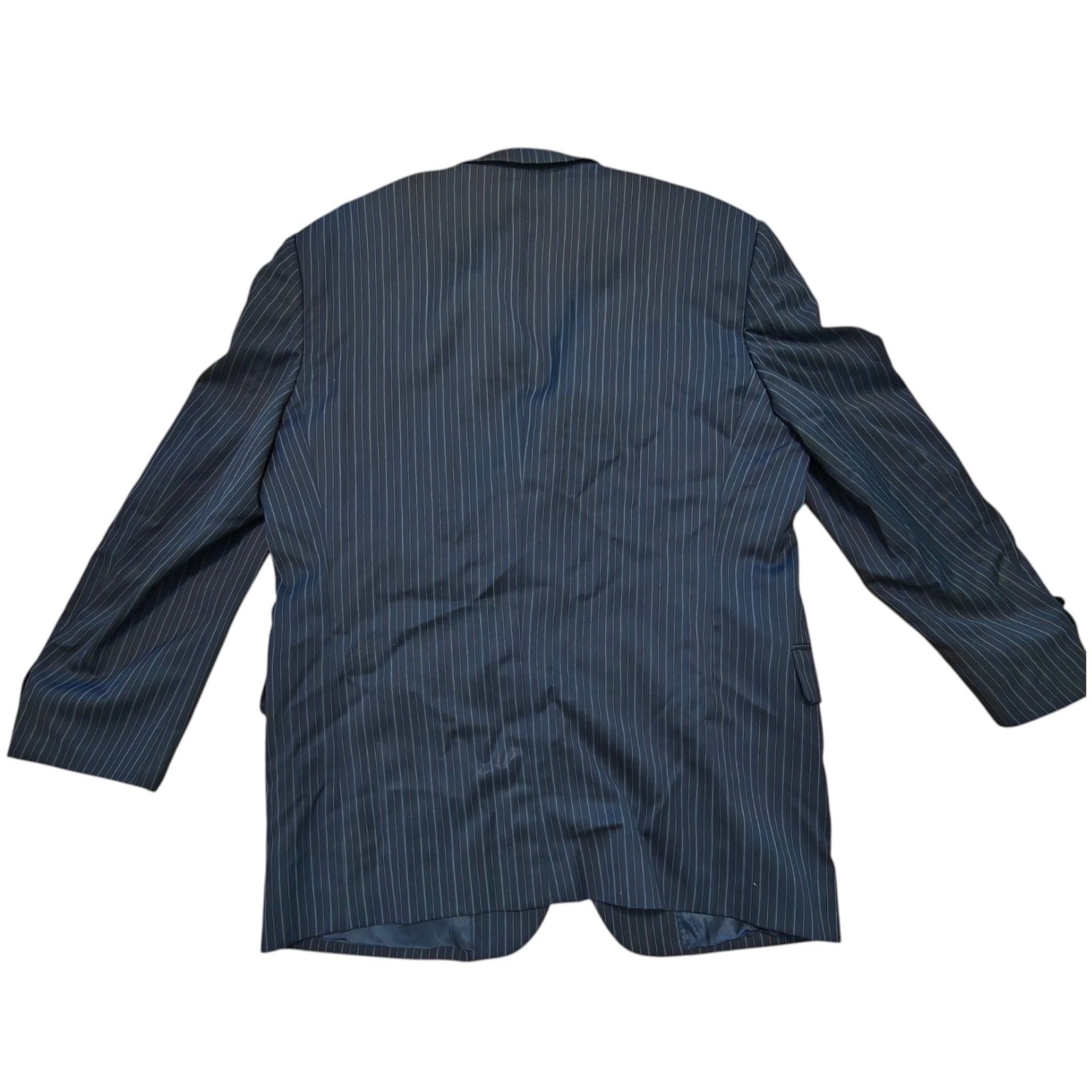 Brooks Brothers 1818 Madison Suit Jacket 42R & DKNY Pants 33 Wool Pinstripe Set