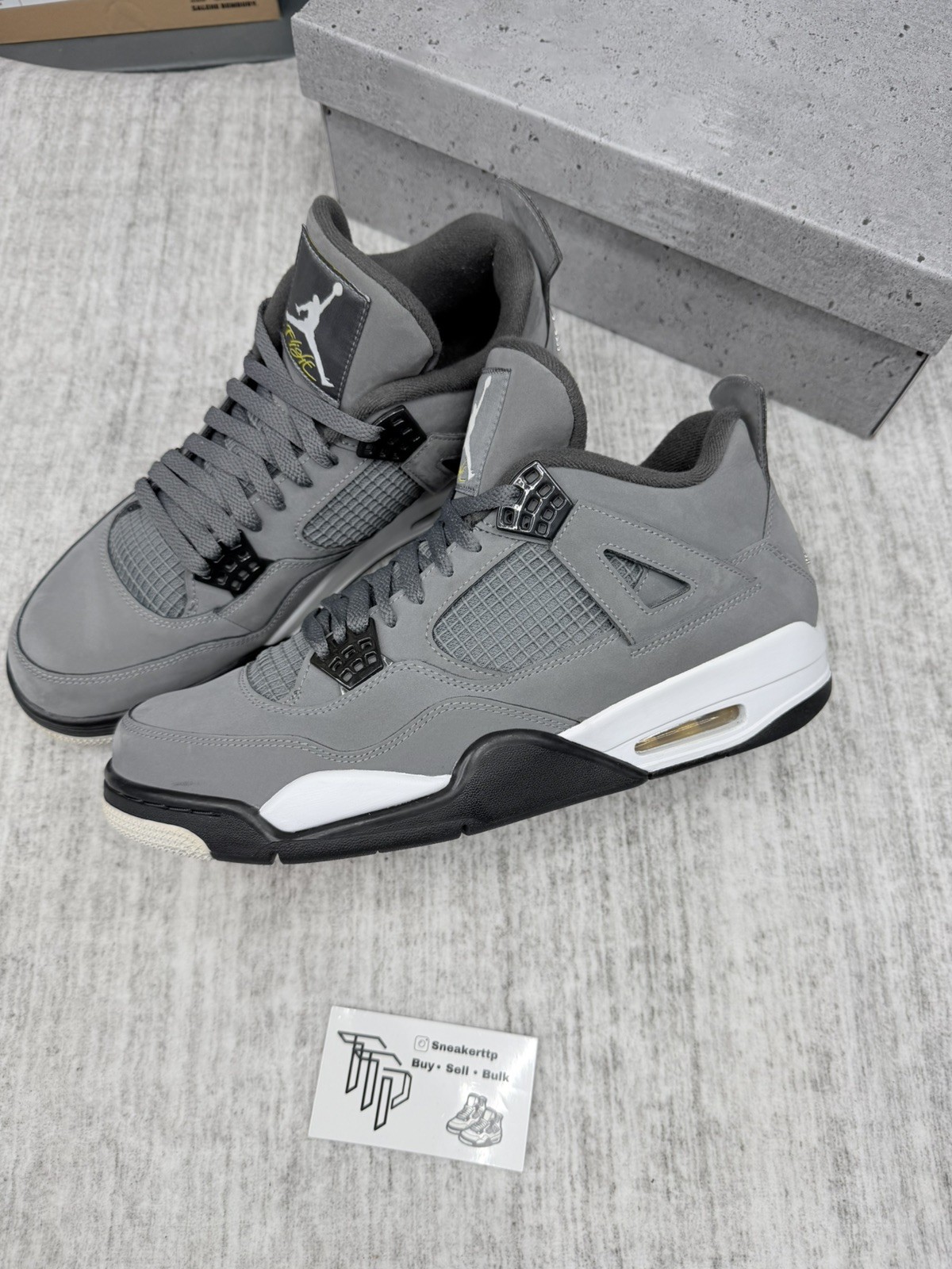 ✅Size 11.5 – Air Jordan 4 Retro Cool Grey 2019 308497-007 ✅