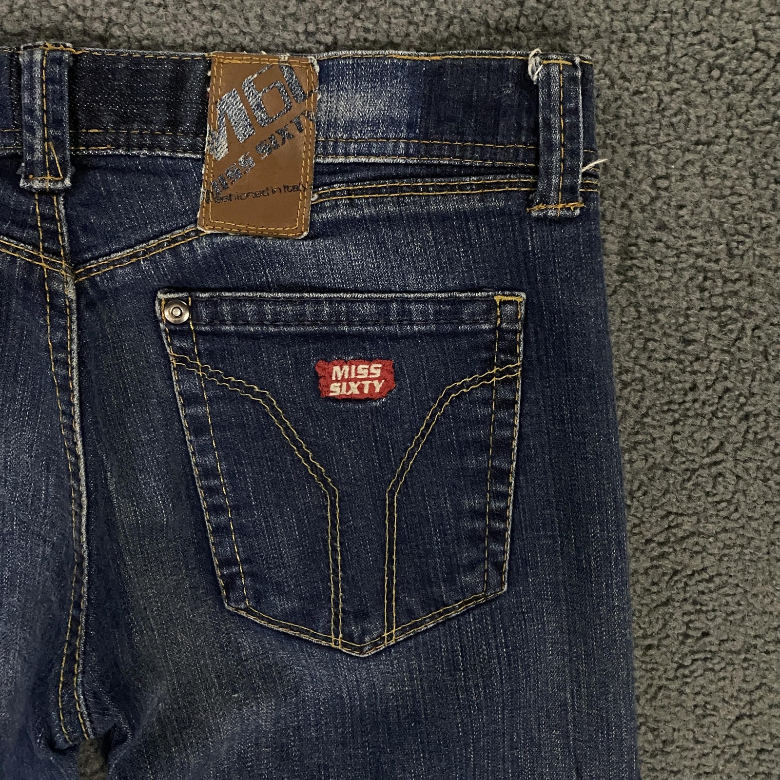 Miss Sixty Jeans Womens 30 Blue Low Rise Bootcut Zuma Denim Stretch Vintage Y2K