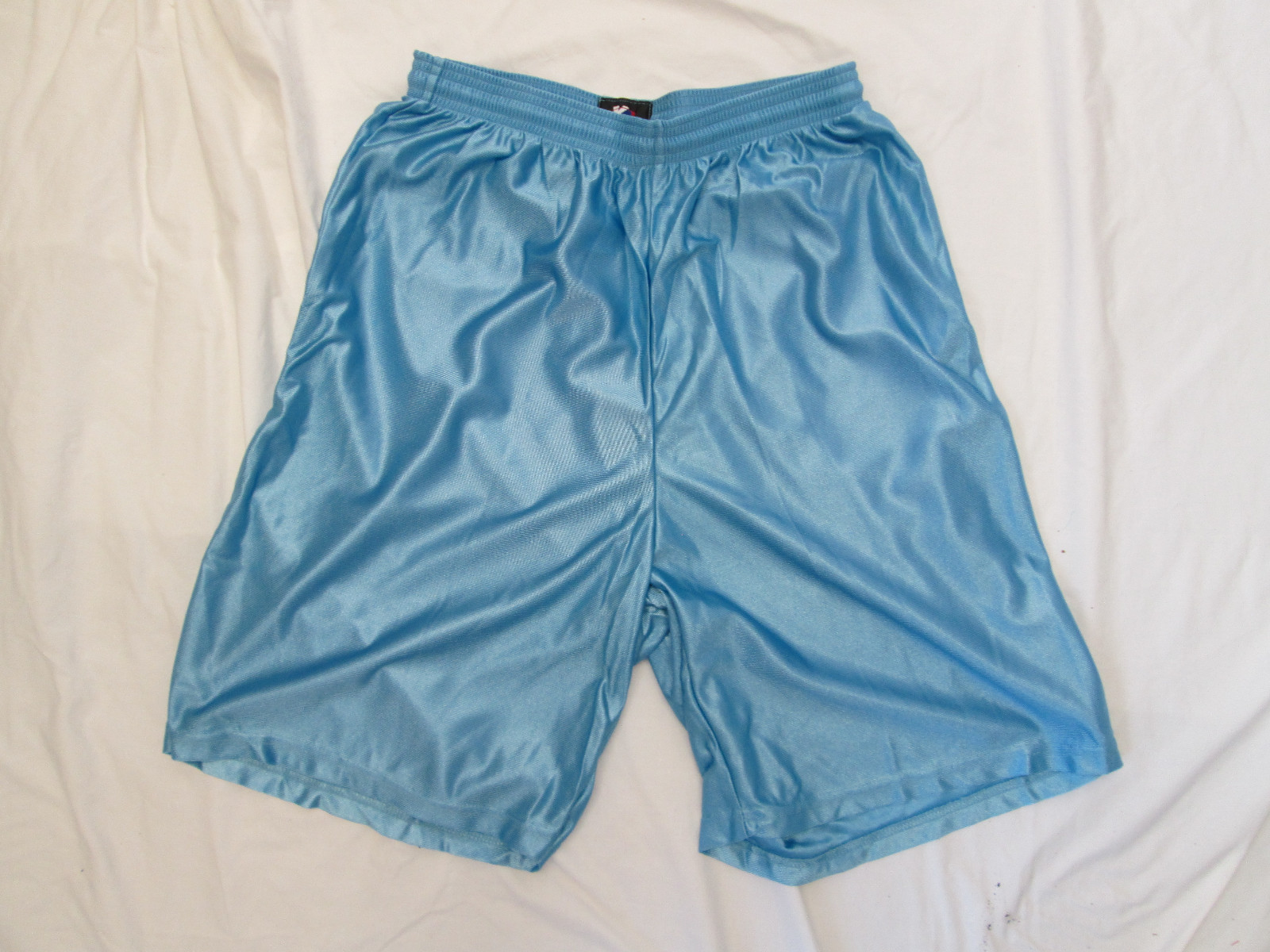 Mens shorts satin Small Medium Large xl 2x 3X NEW 9″ orange green silver Blue