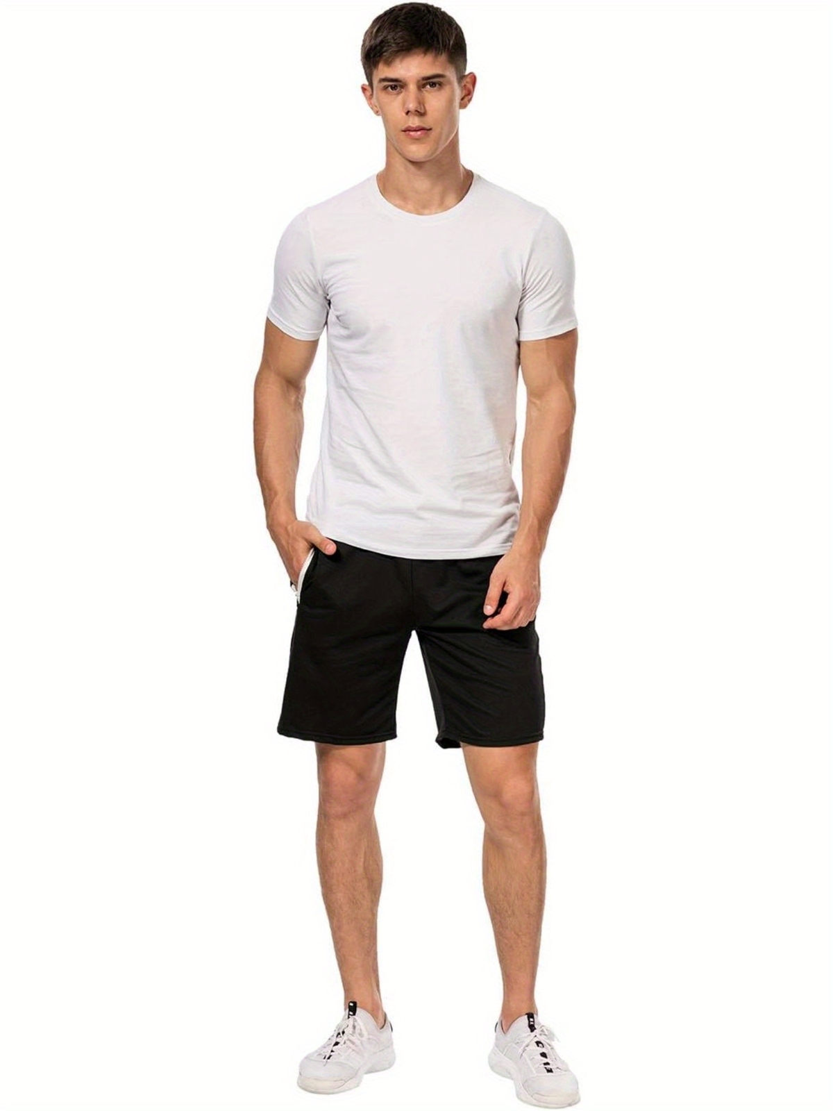 3 Pack Men Summer Casual Jogger Sweat Shorts Athletic Sports Shorts