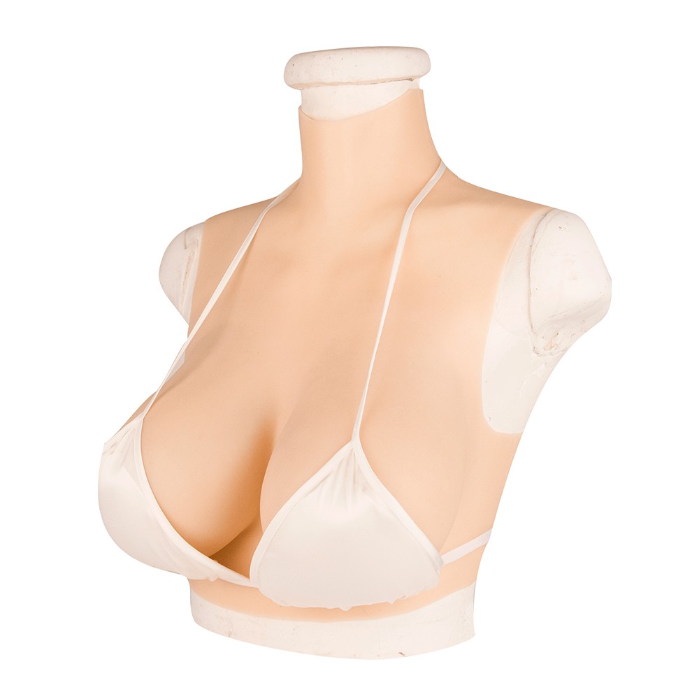 Silicone Breast Forms+Silicone Fake vagina Panties For Transgender Crossdresse